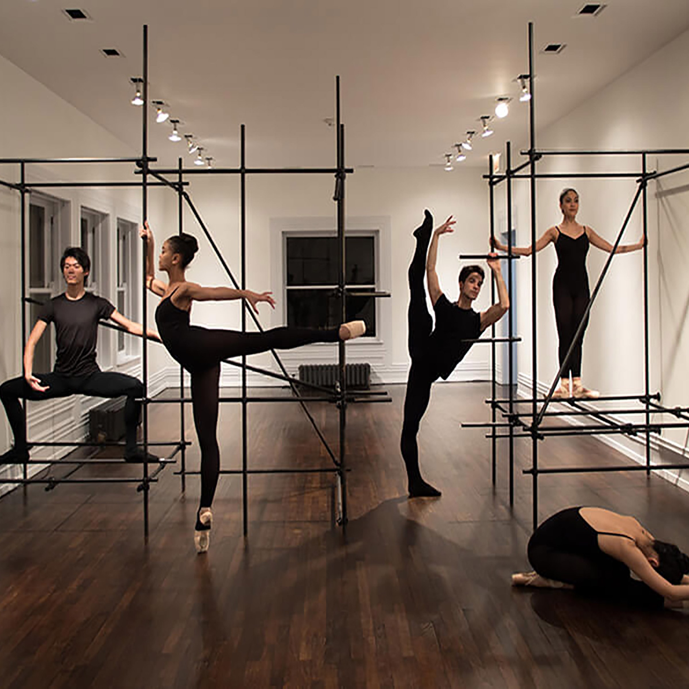 Photo of dancers holding varying poses 