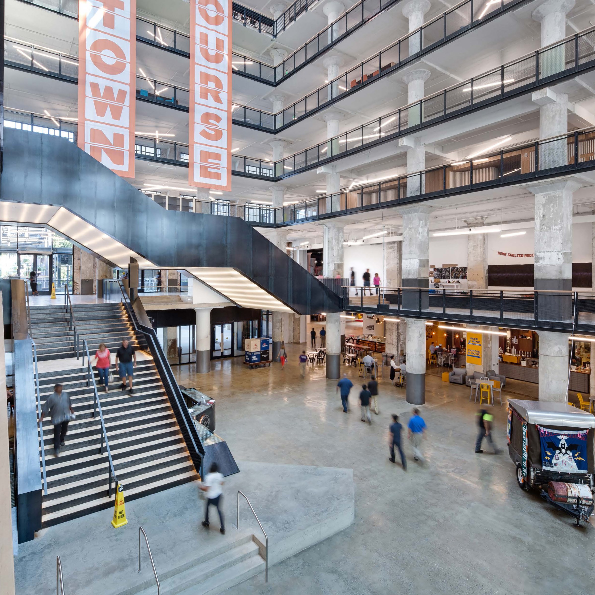 Photo of interior of Crosstown Concourse