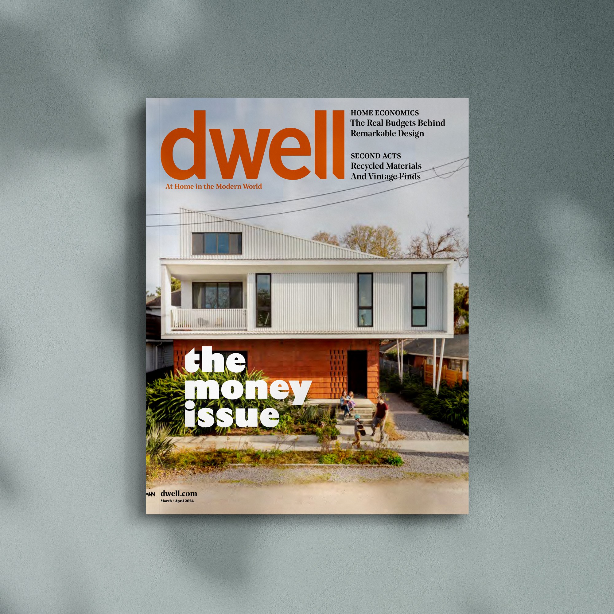 Photo of cover of Dwell Magazine featuring the home of faculty Emilie Taylor Welty.