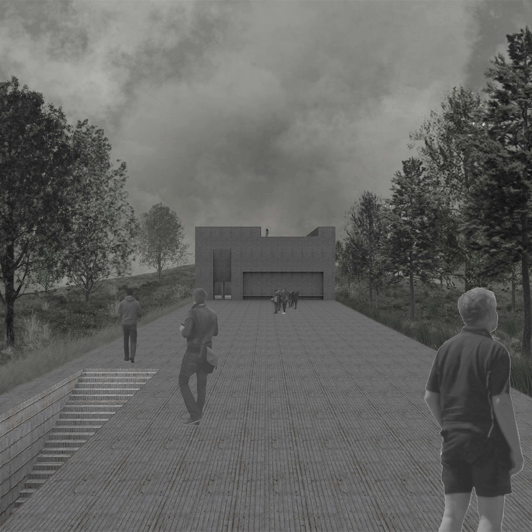 Model illustration of landscape structure
