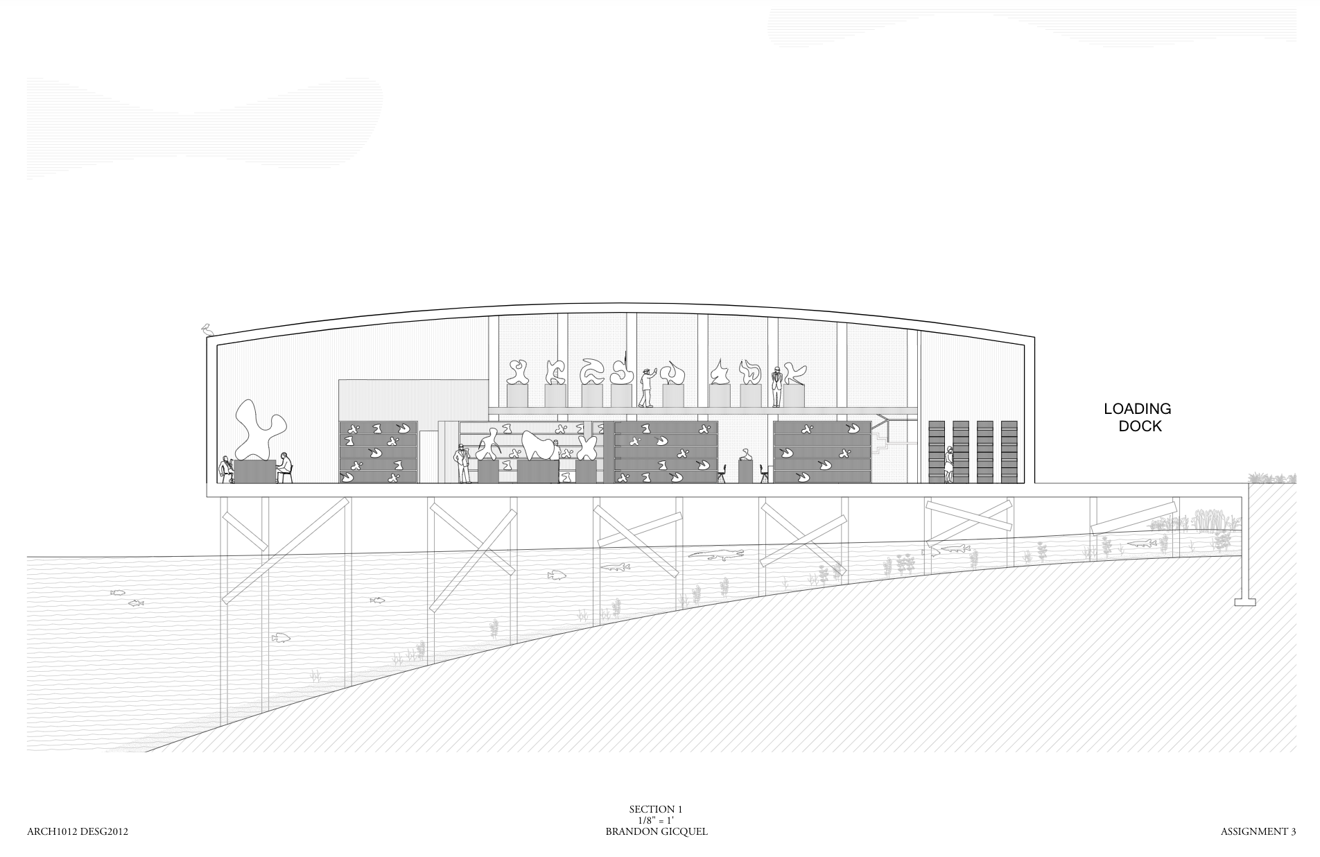 Loading Dock Model Drawing
