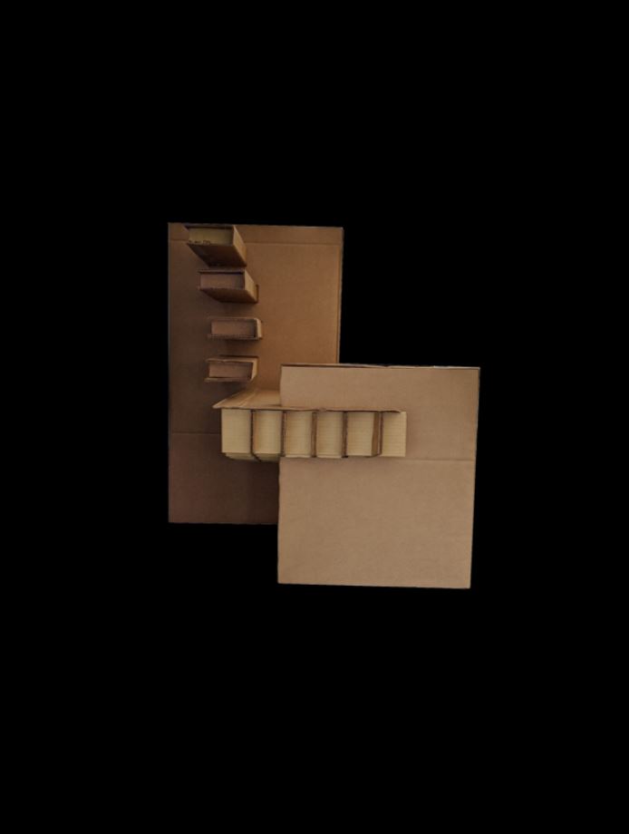cardboard chair model