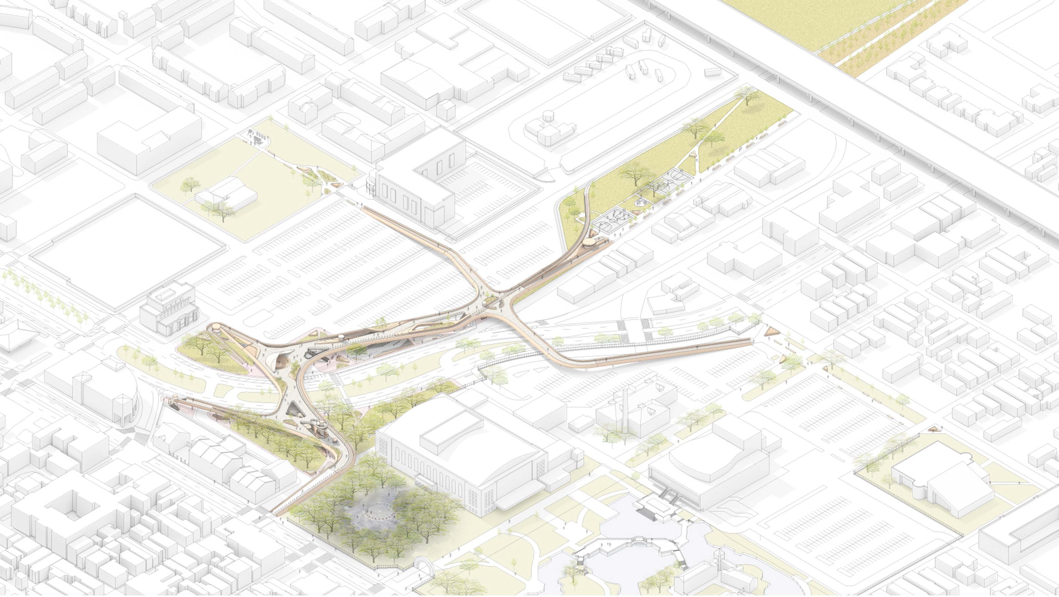 Alec Paulson's thesis project overhead view