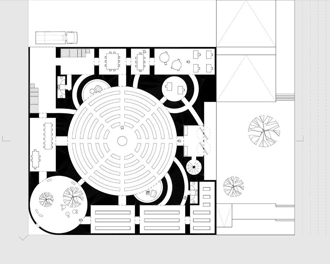 ARCH 1012 Spring 2022 black and white floor plan