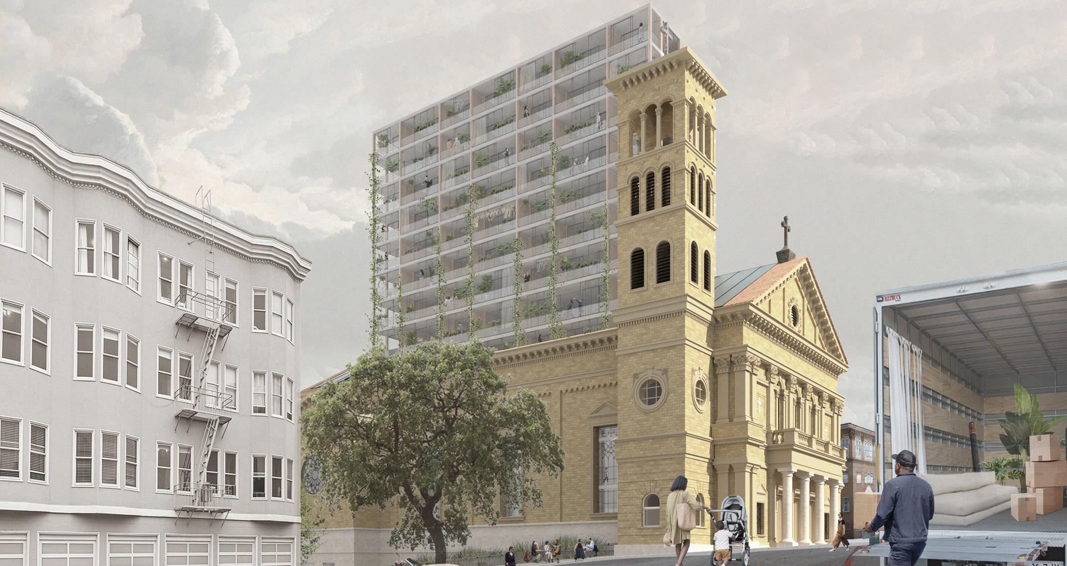Olivia Georgakopoulos and Alyssa Barber's thesis: maximum building rendering from street view