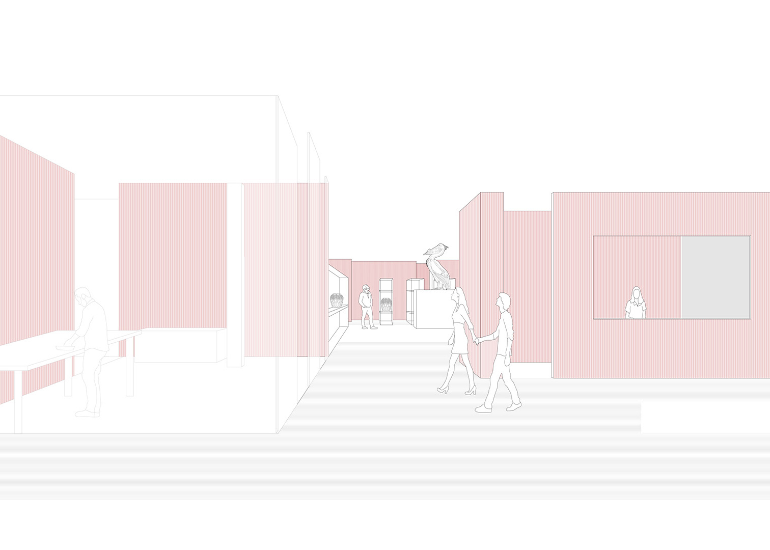 ARCH 1012 Spring 2022 interior rendering