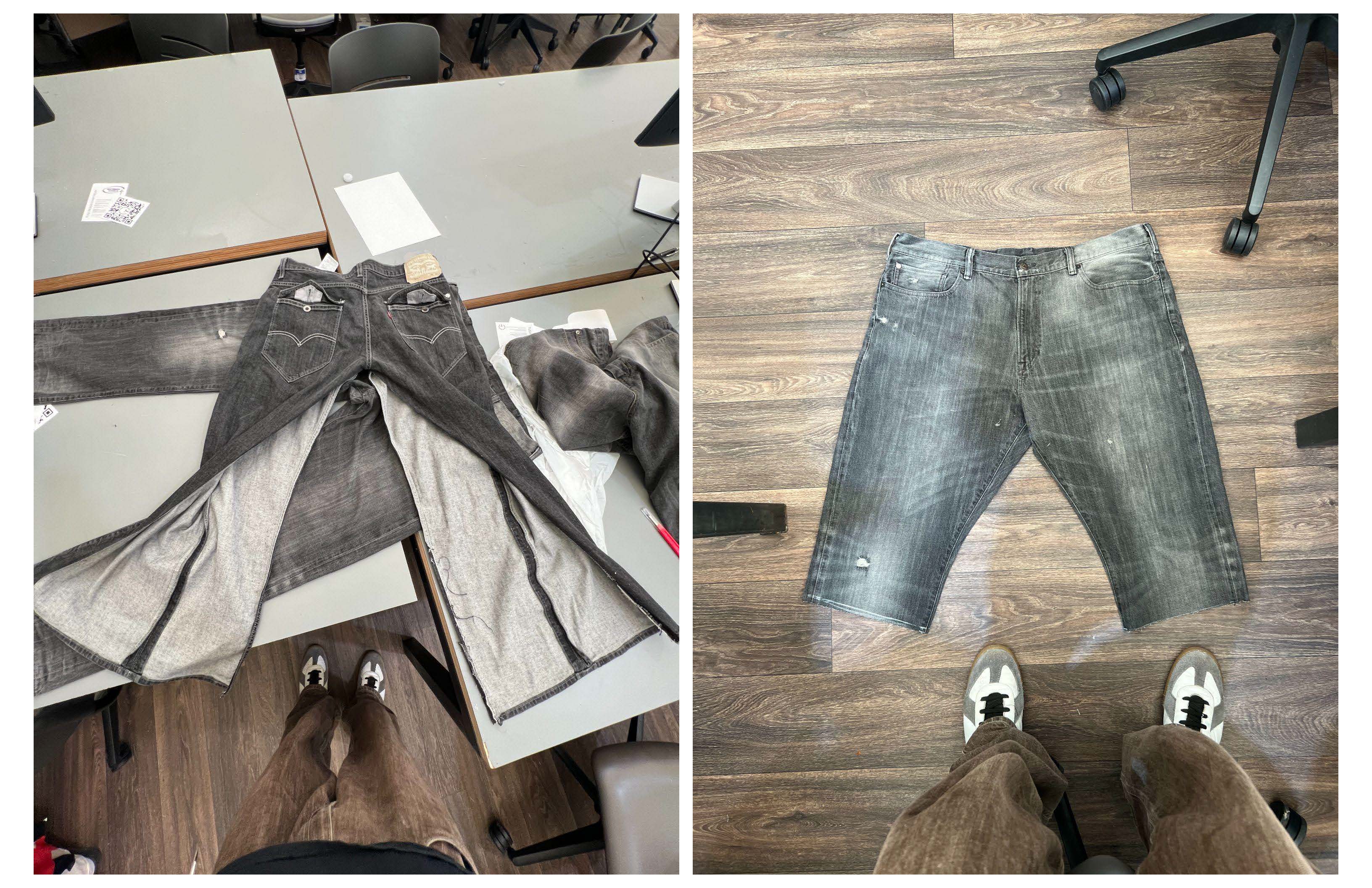Textile Design Studio student's design process