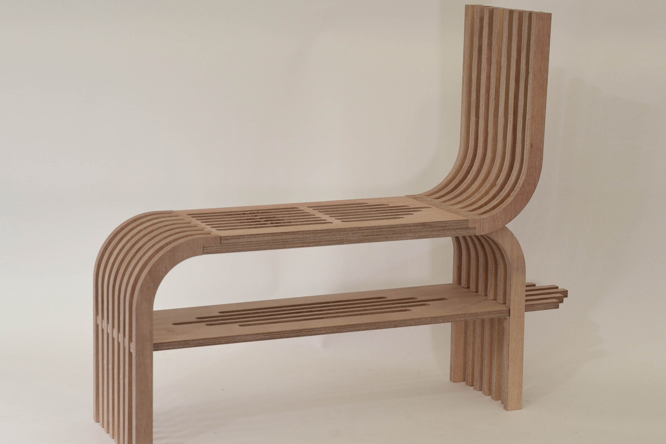 image of a student's bench
