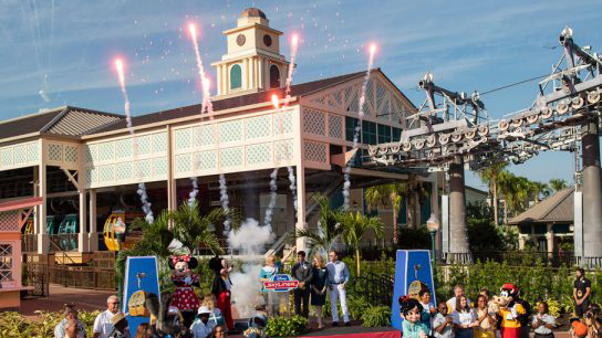 exterior image of the Disney's gondola ride base