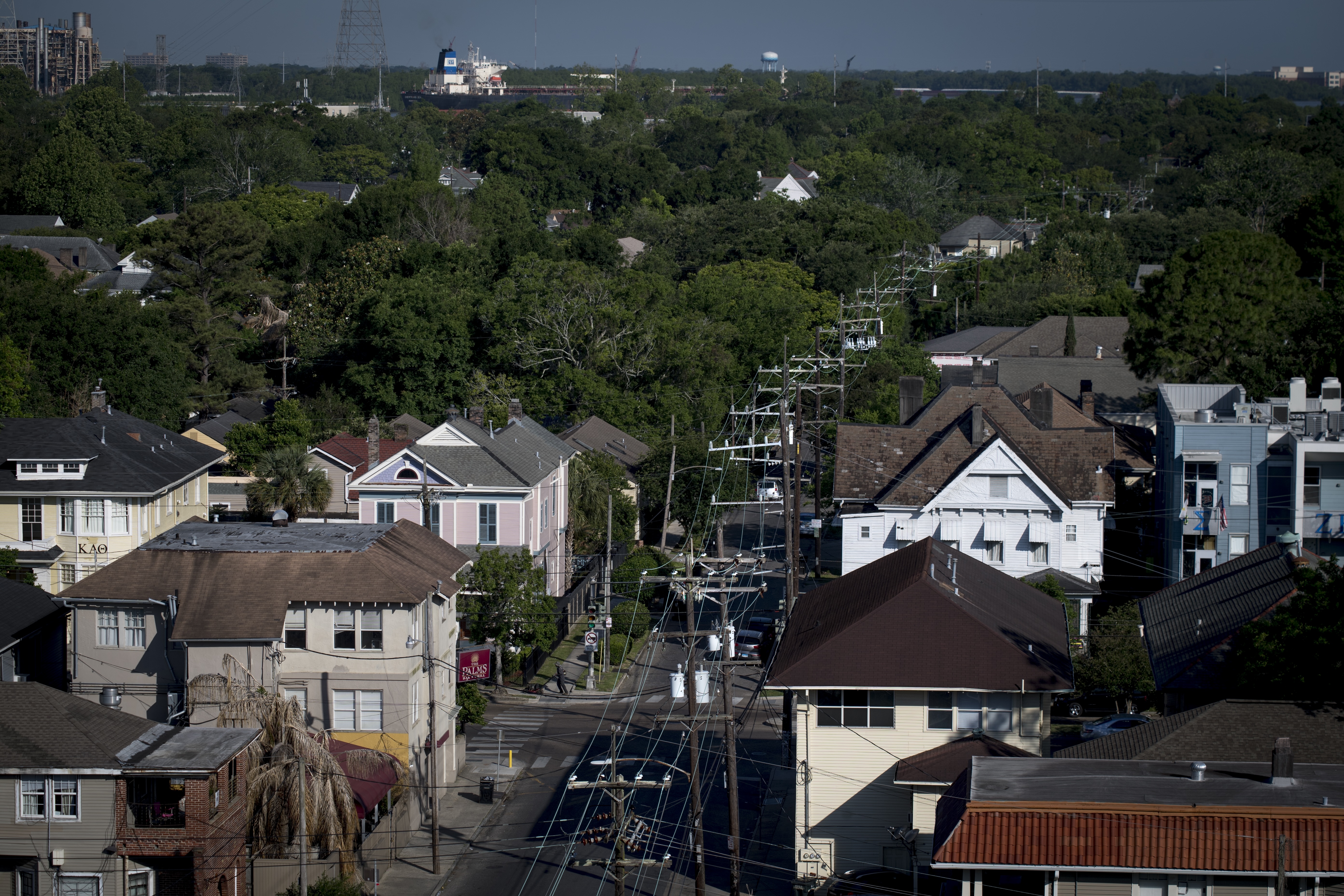 Aerial View of Feret and Broadway avenue