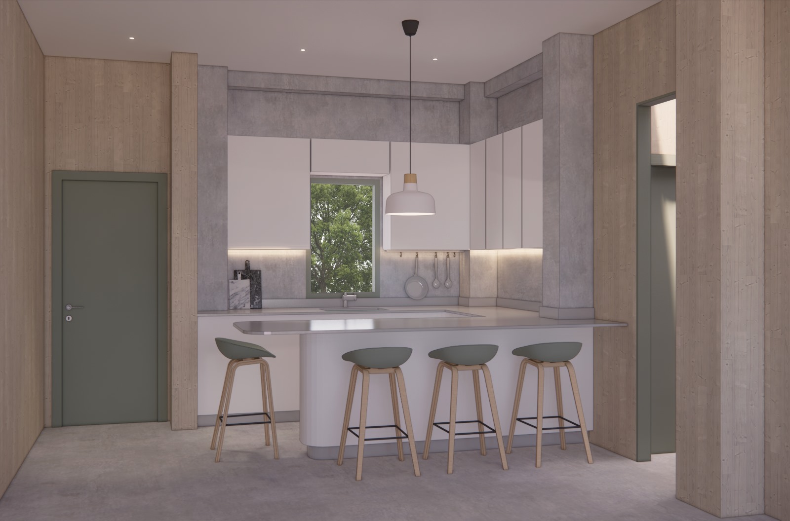 Unit Interior Render