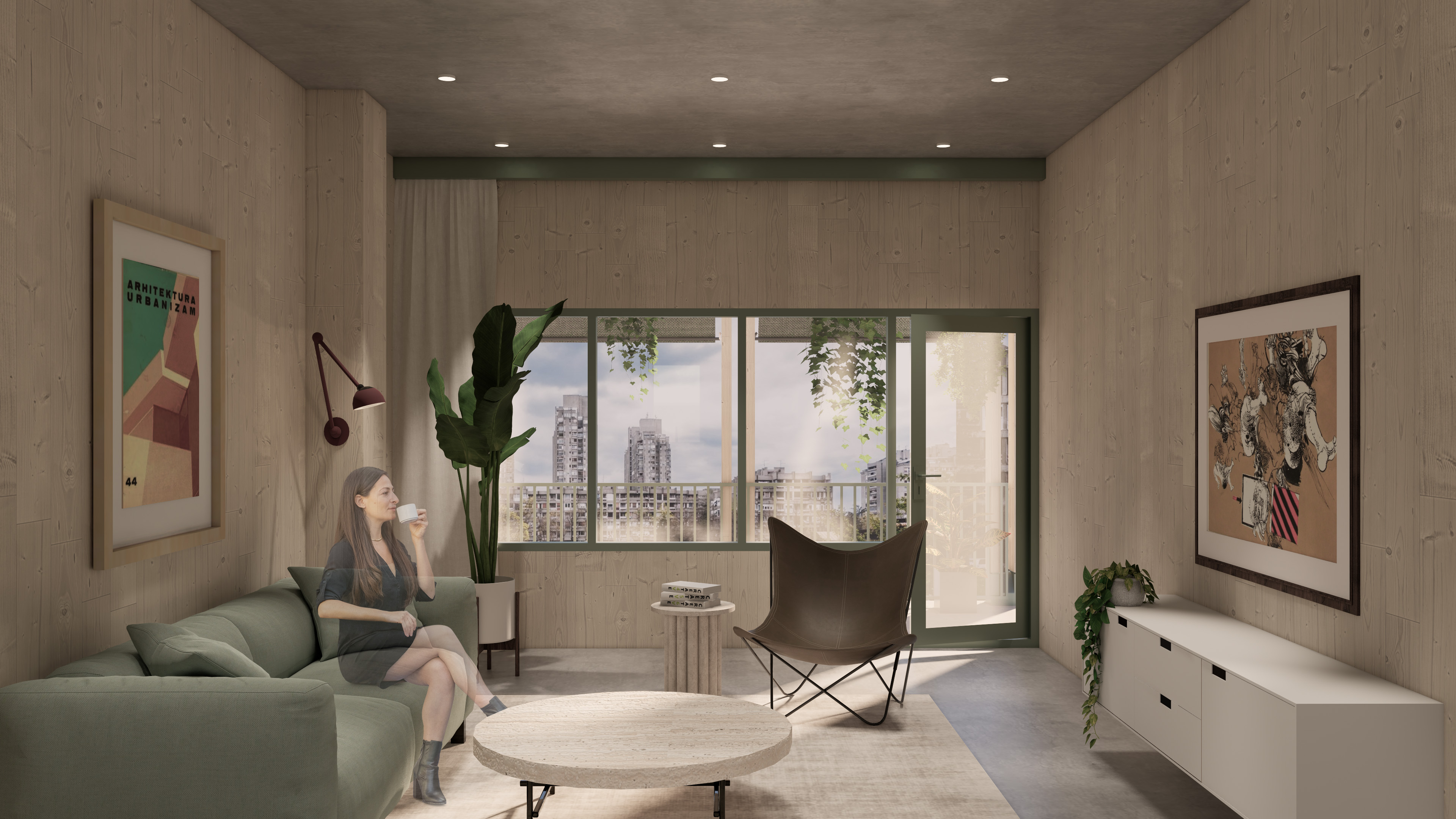 Unit Interior Render