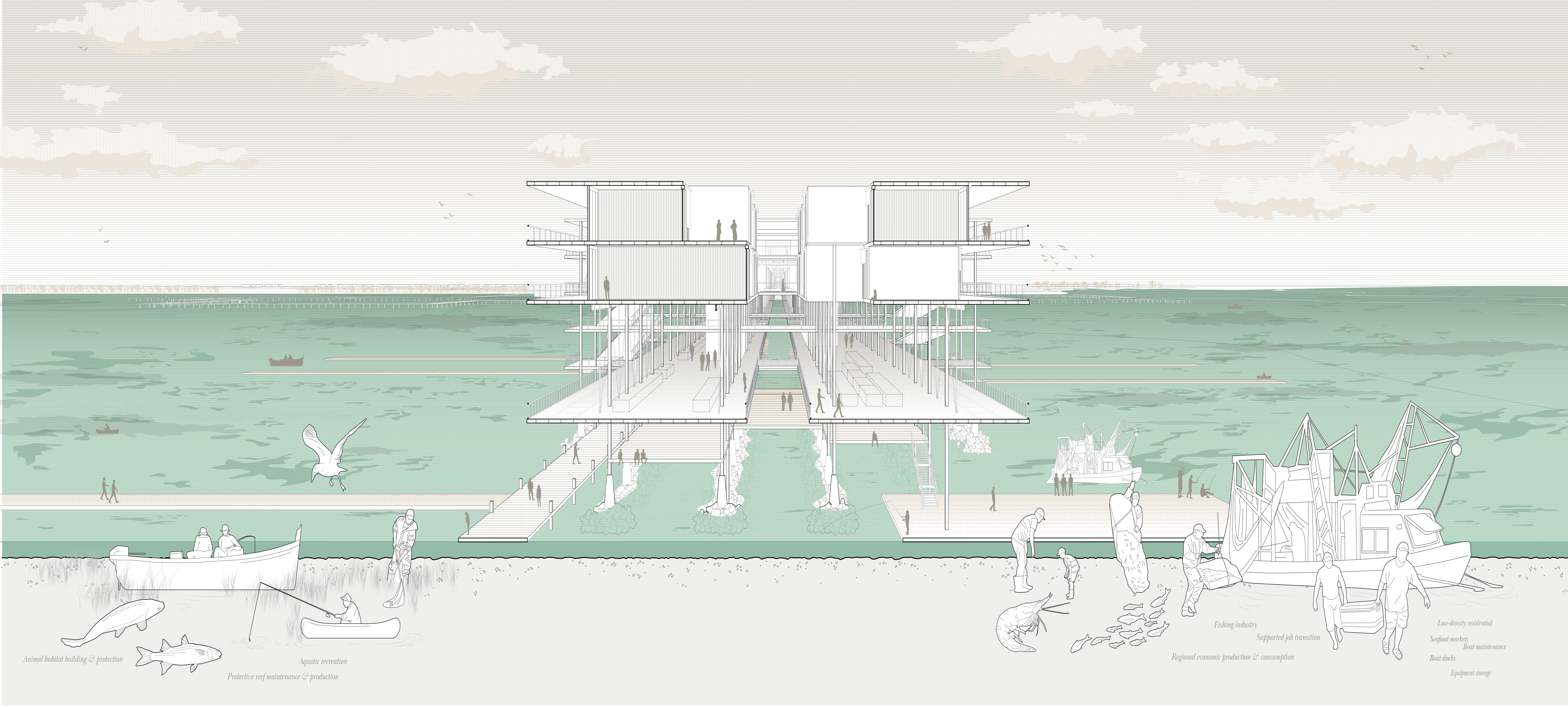 Side View of Proposed Building