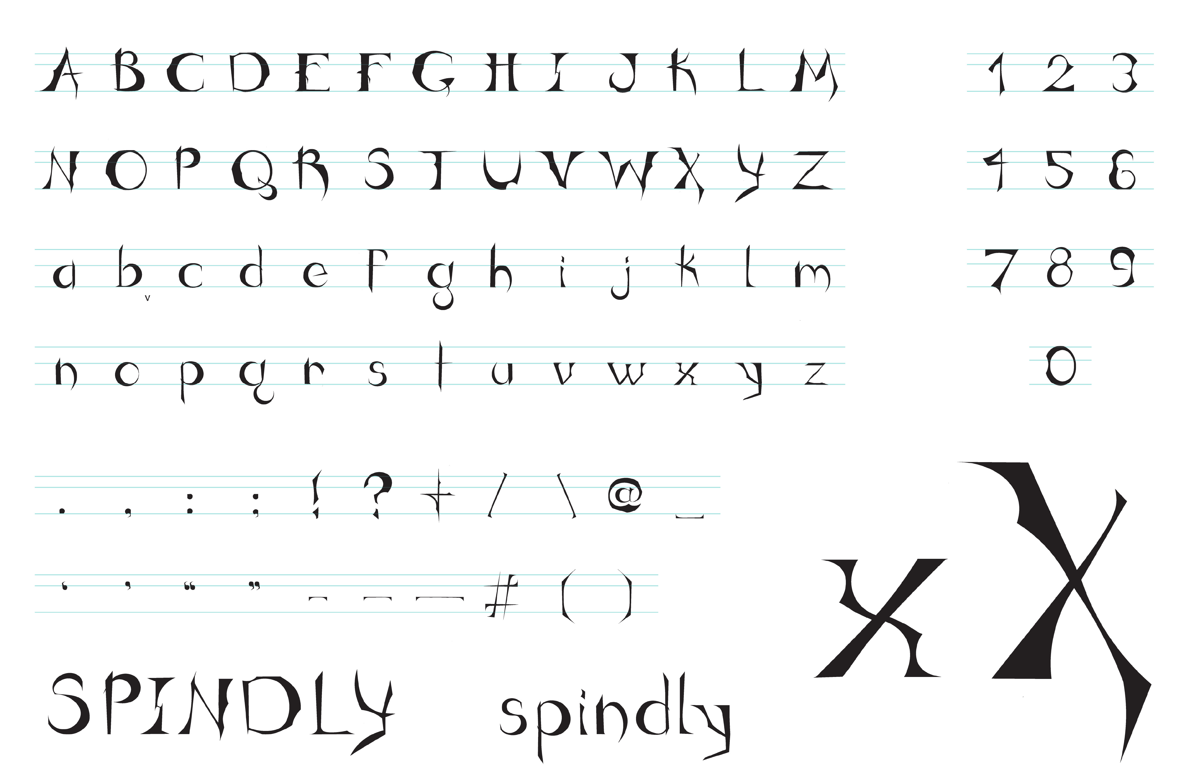Spindly Font