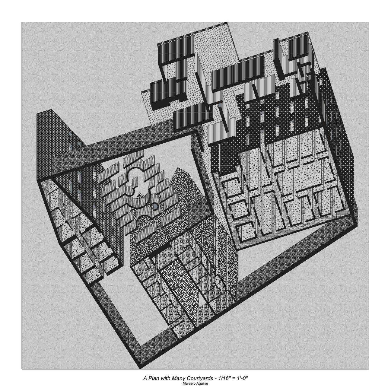 Bird's Eye View Drawing