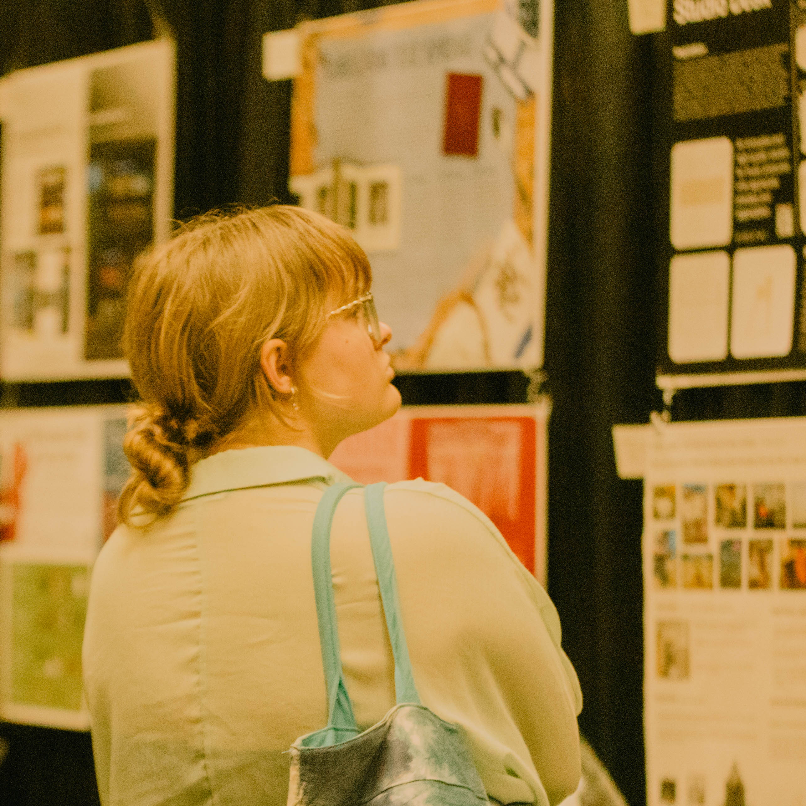 image of an open house, people paying attention to person talking
