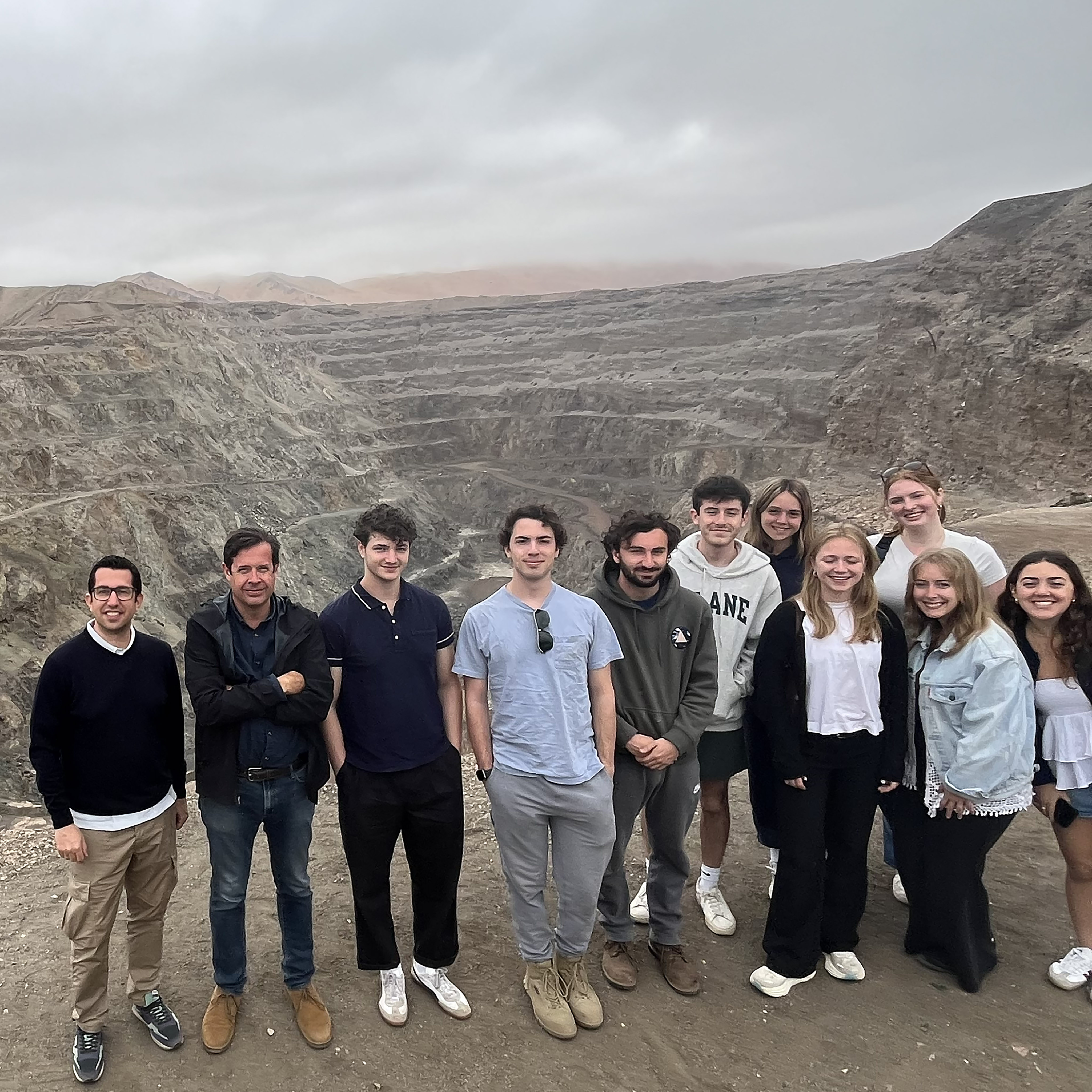 Group of students in Chile.