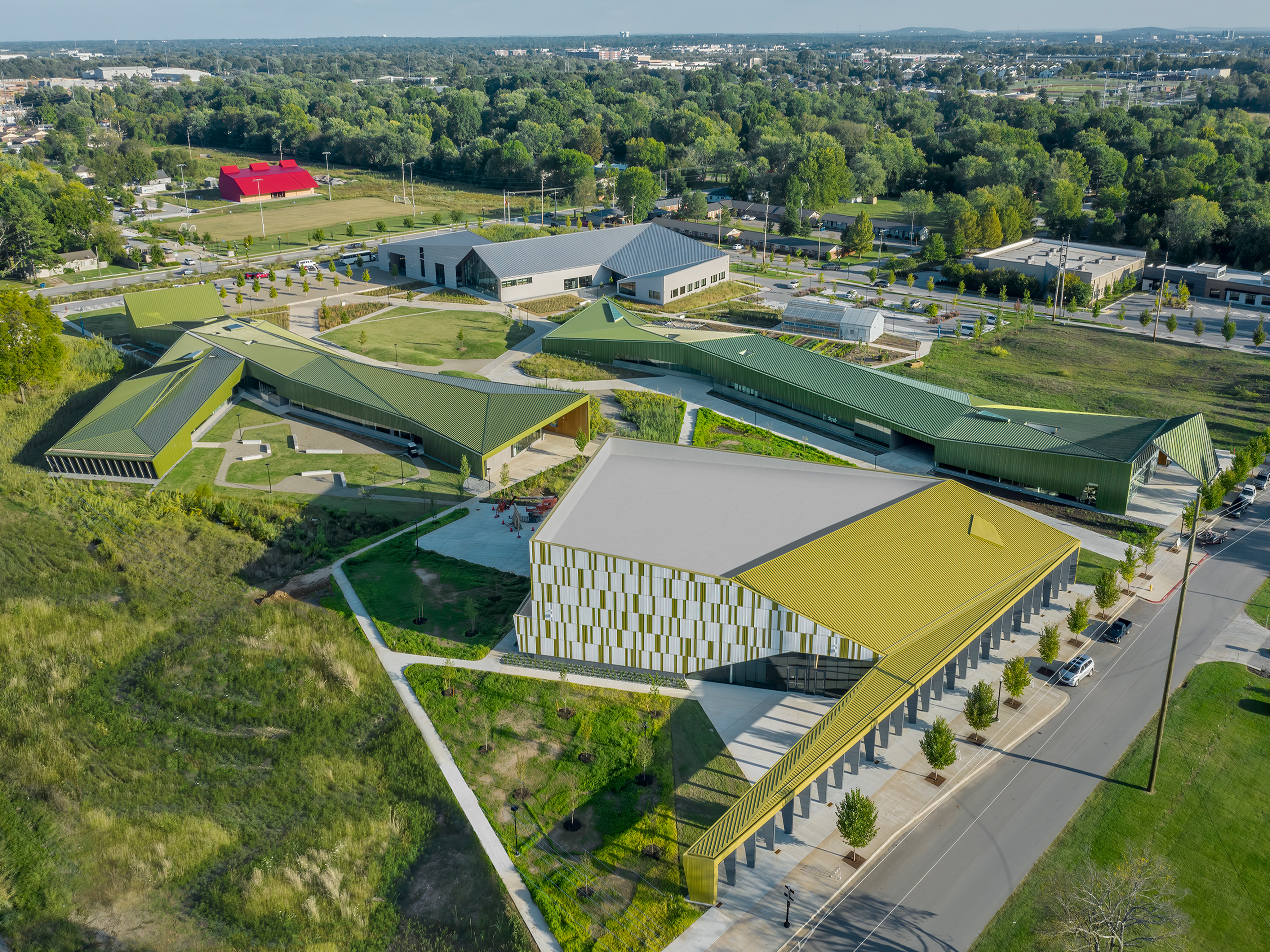 Aerial View of Thaden School