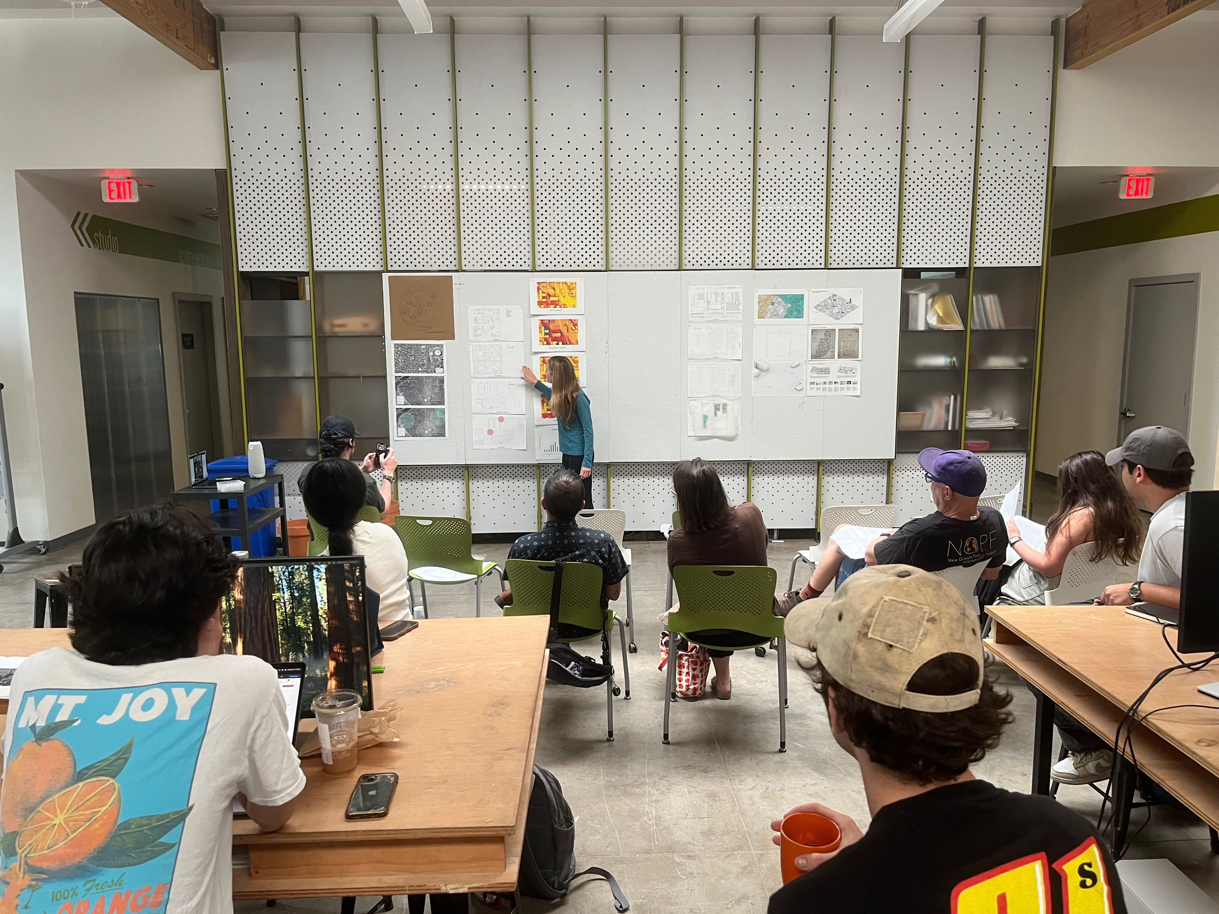 Students in Small Center Studio