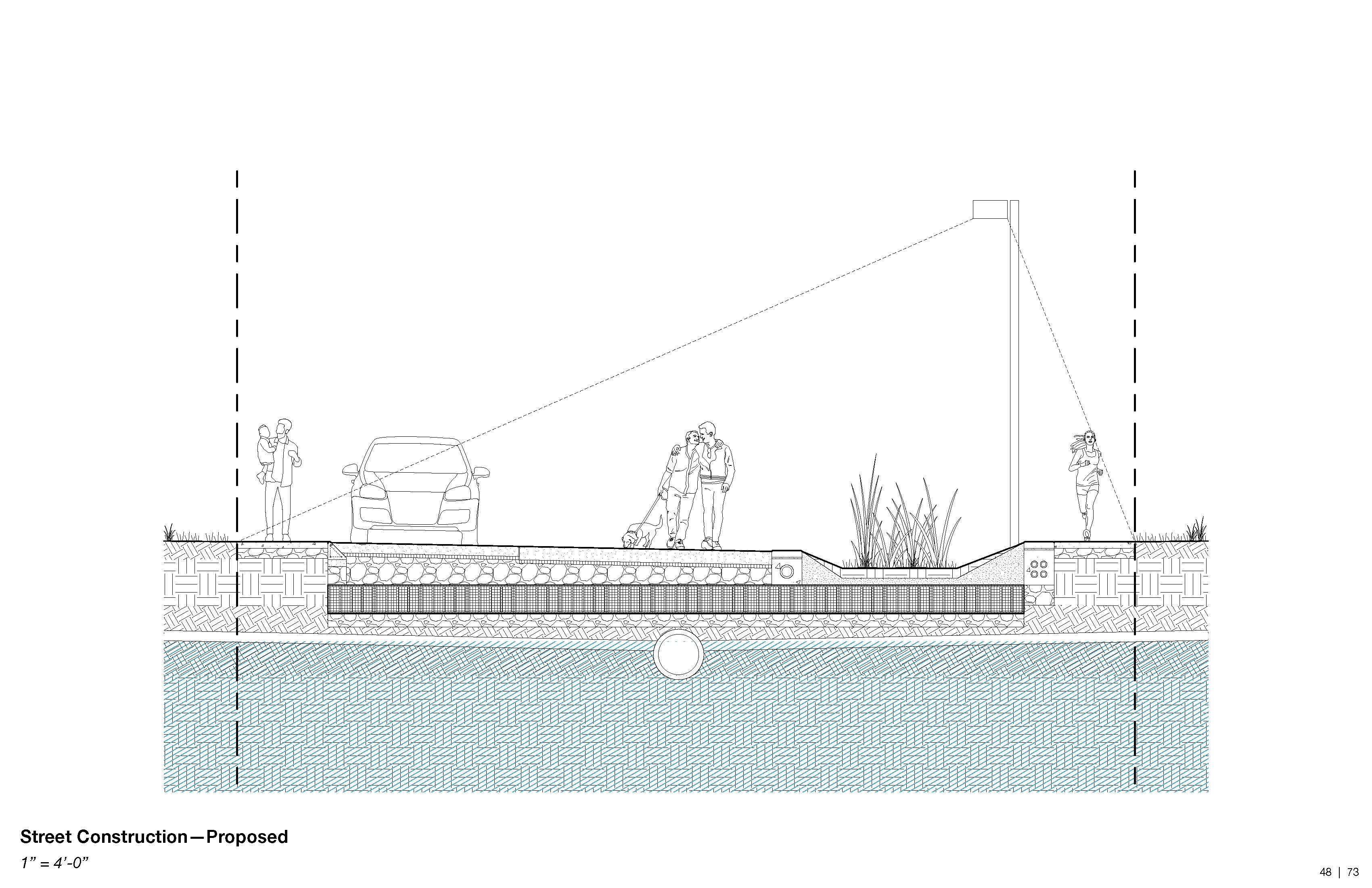 New Orleans Public Space Project Drawing