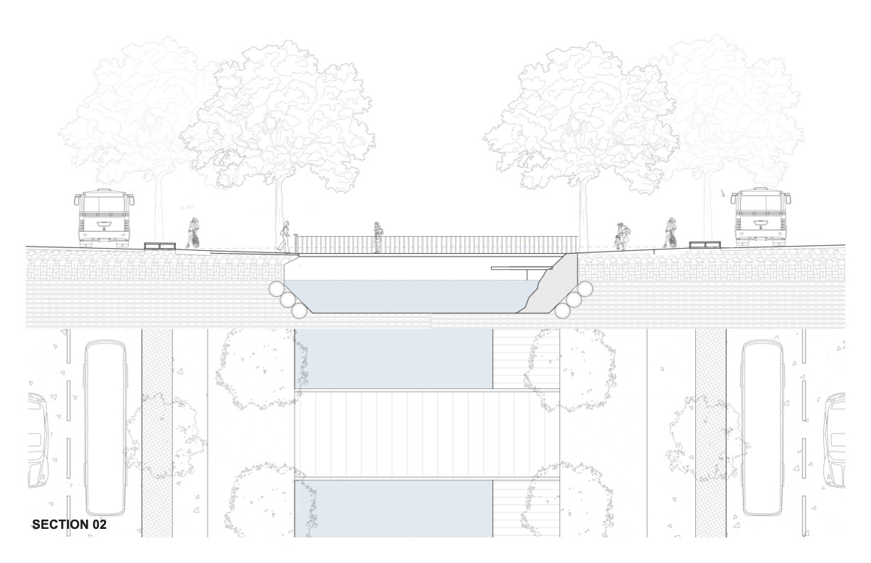 New Orleans Public Space Project Drawing