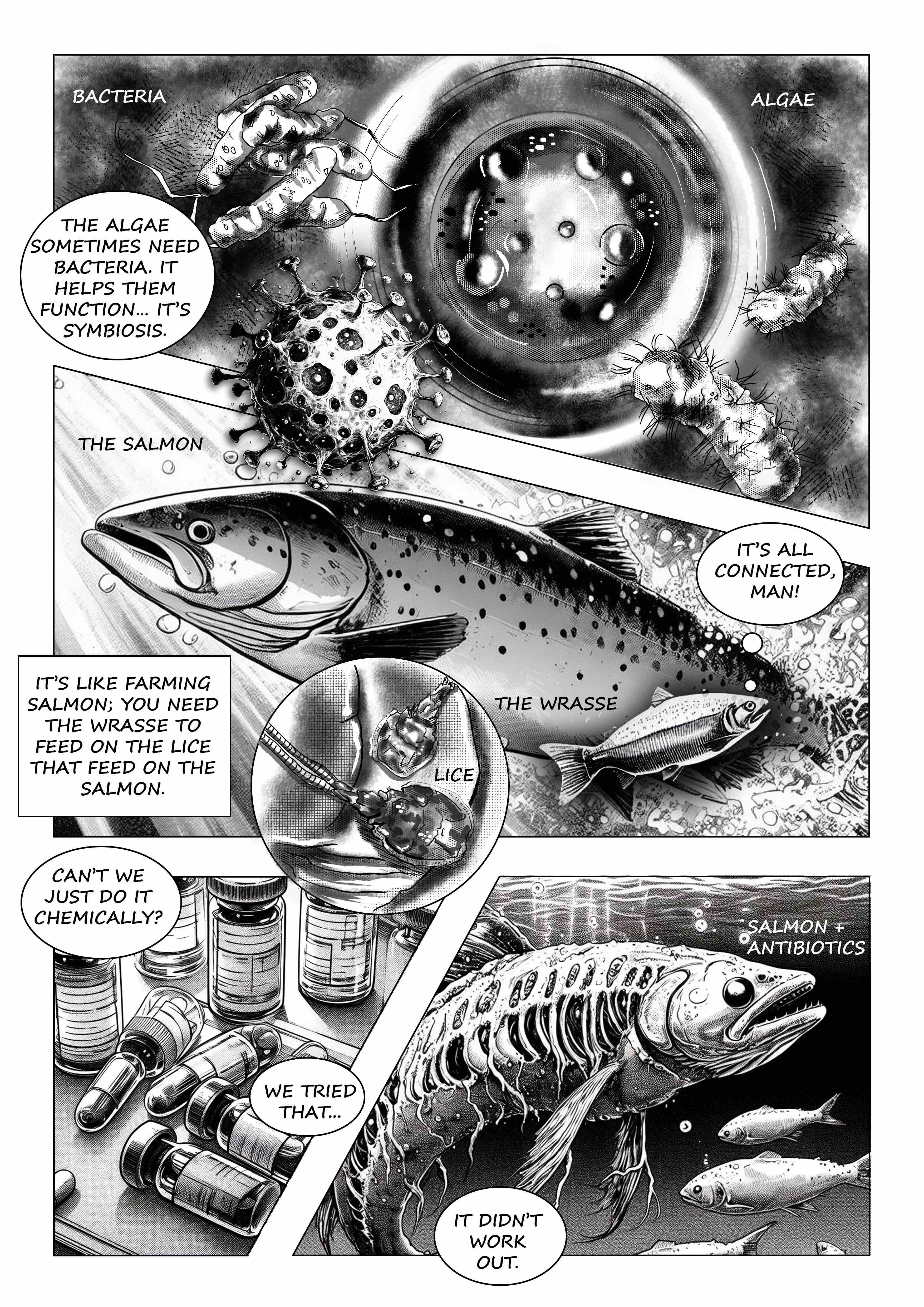 Page 16 from the Bios of Zoe Graphic Novel 