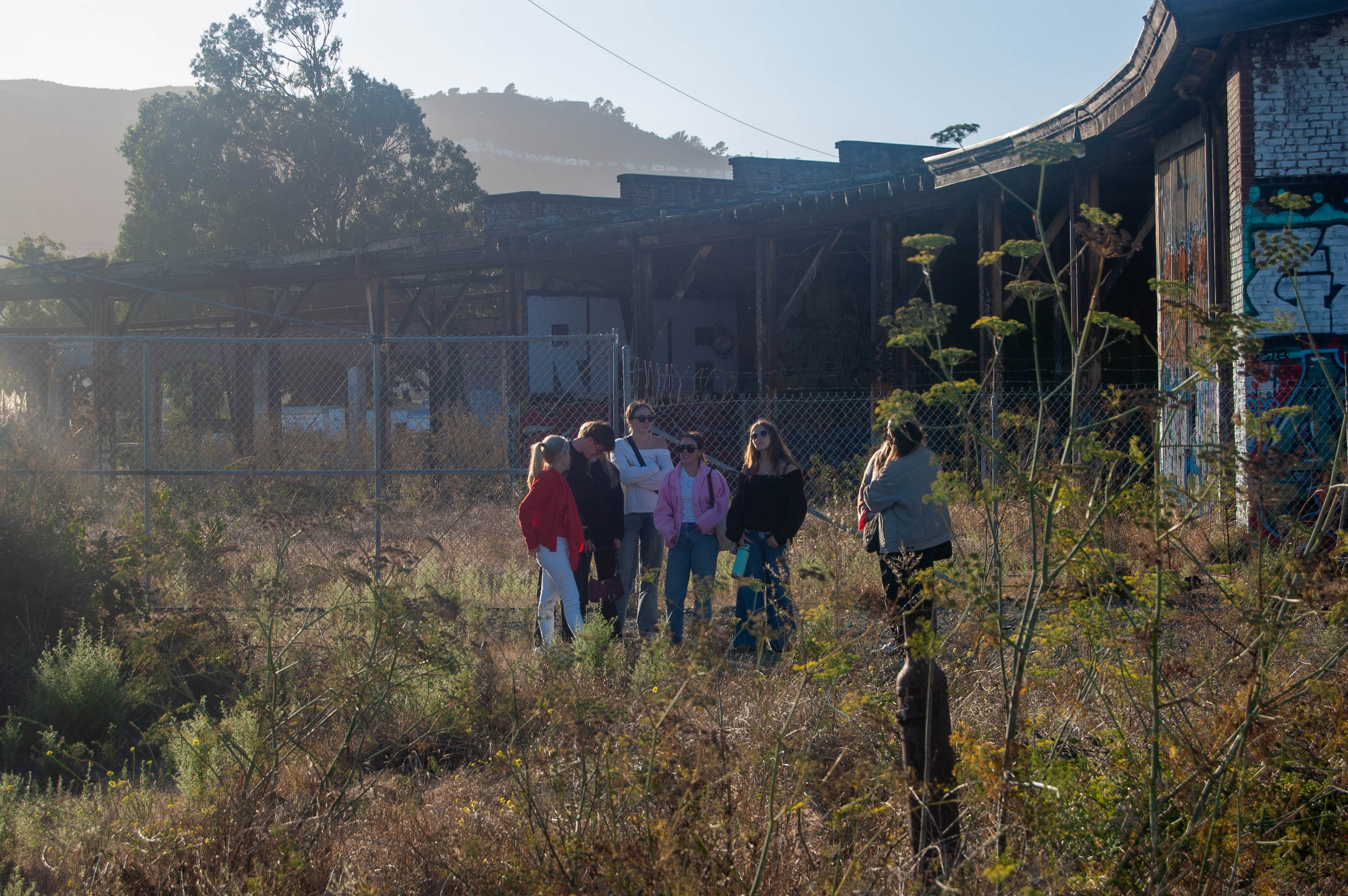 Students visit the Round House on Carbon 0 field trip to San Francisco