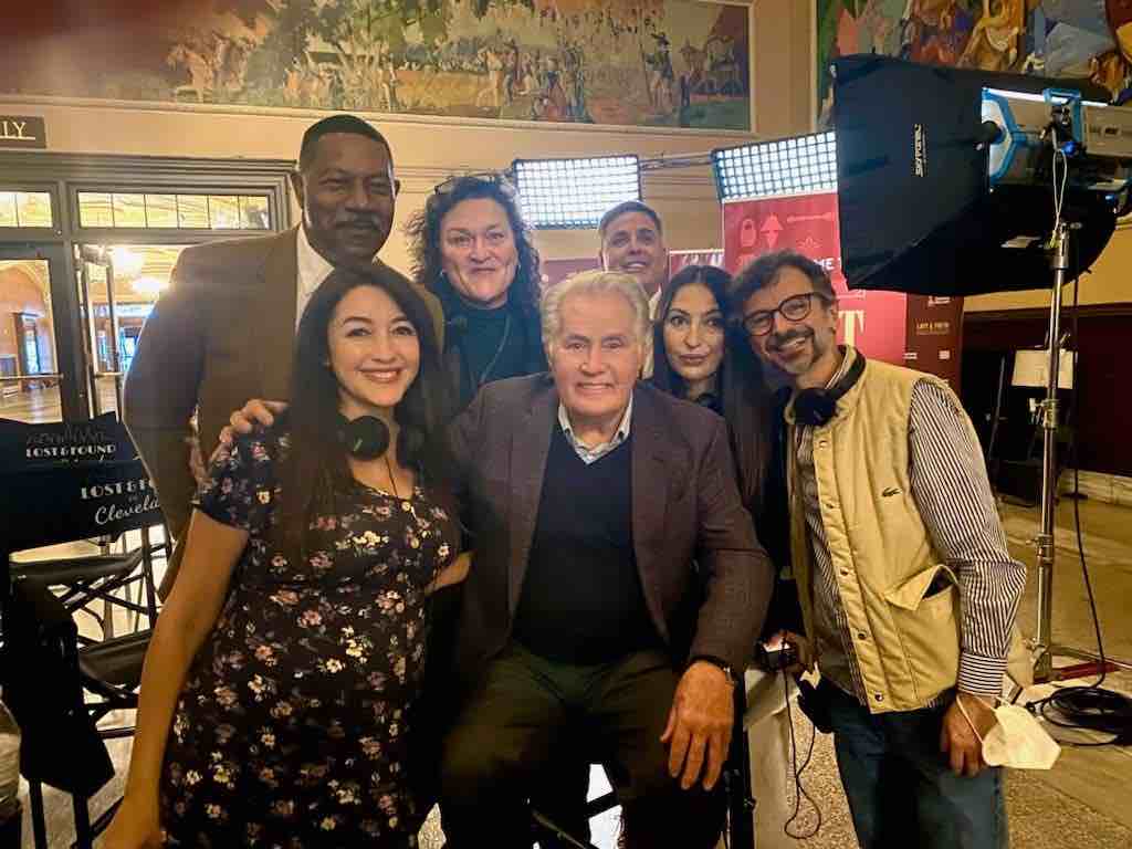 Keith Gerchak with Film Cast and Crew