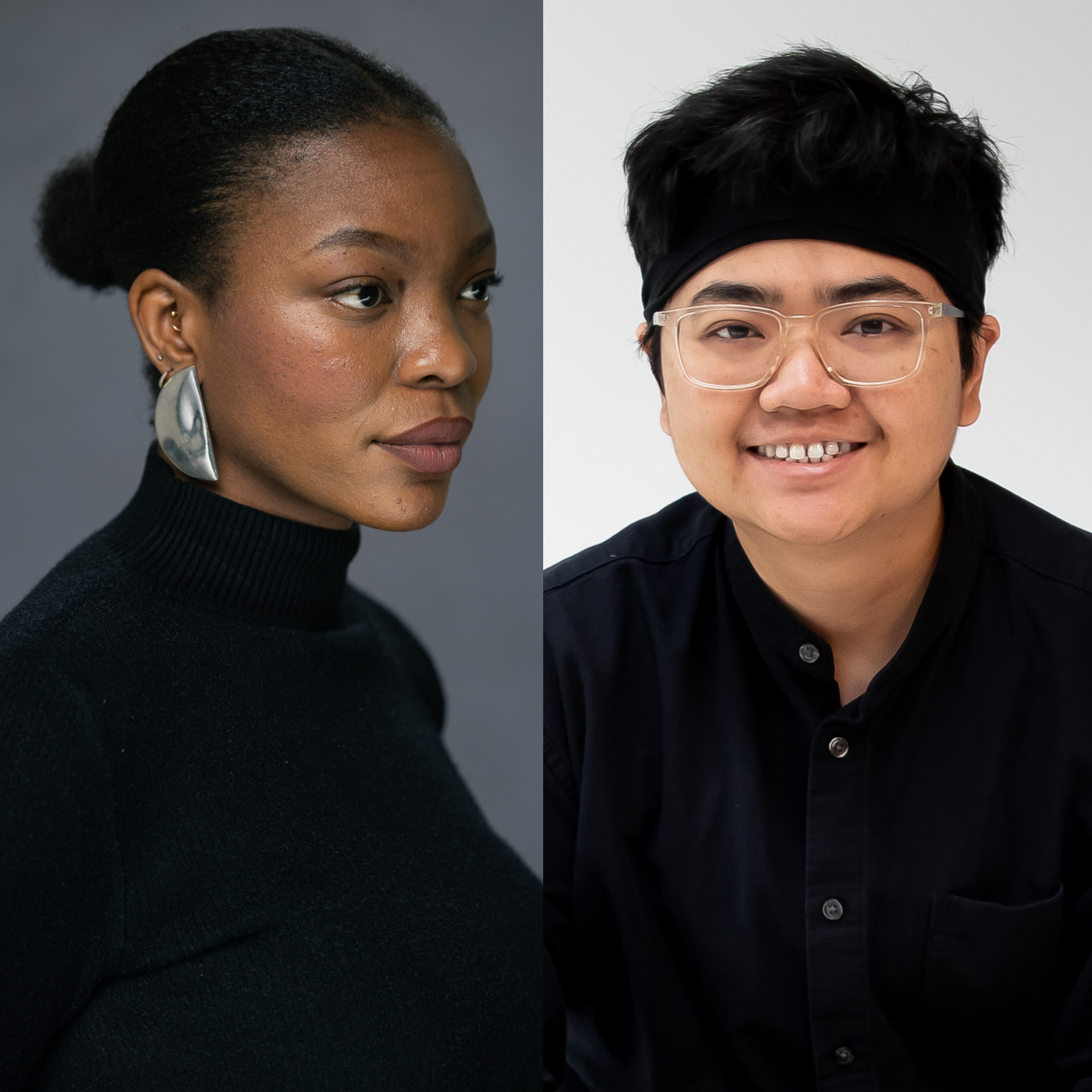 Headshots of Lumina Baptista and Nhung Pham.