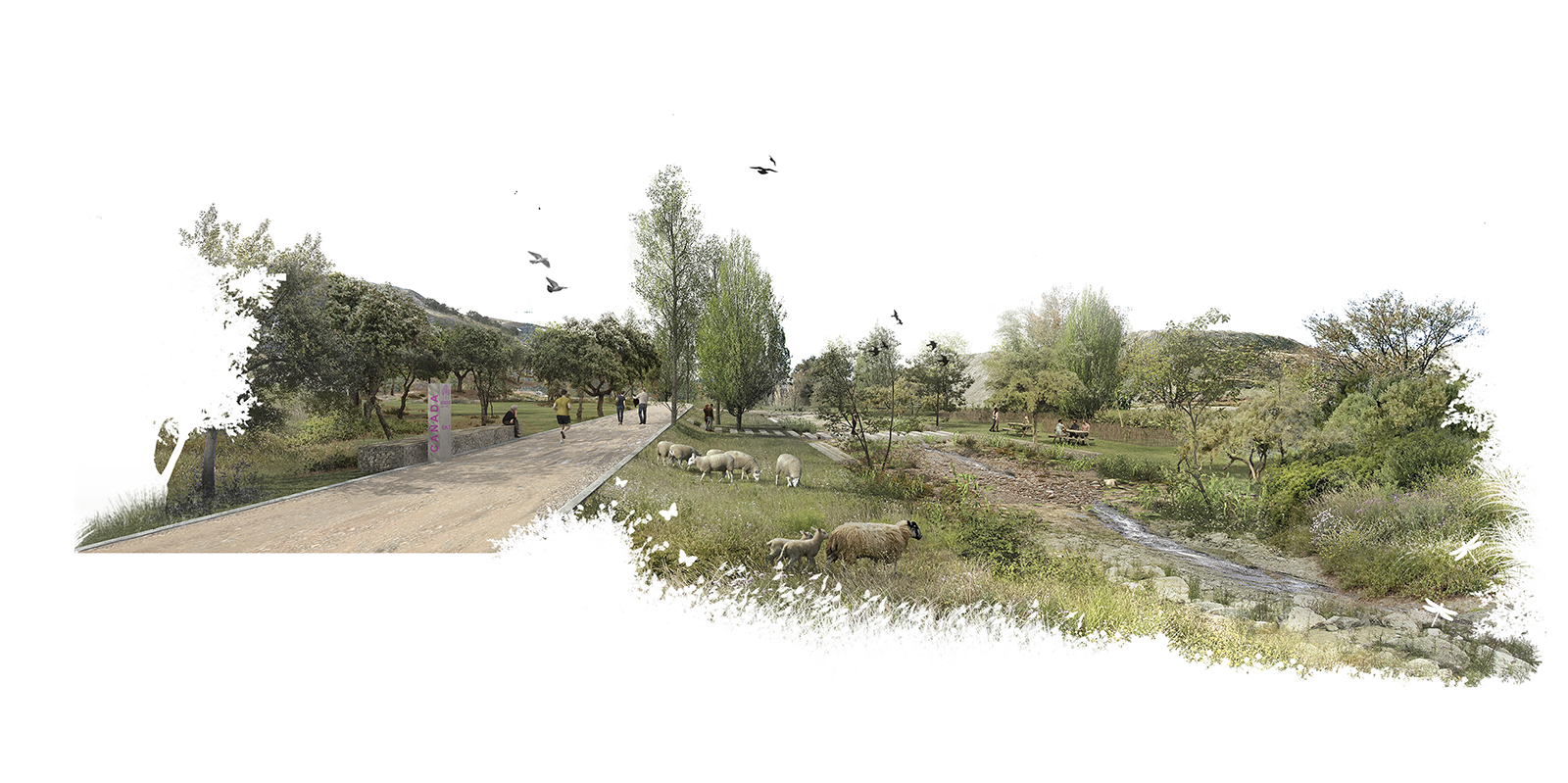 Rendering of the Gavia Stream