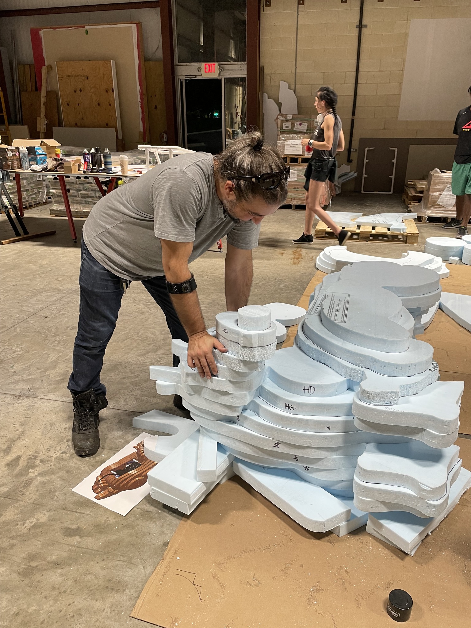 The construction process for an adaptive costume for Halloween 