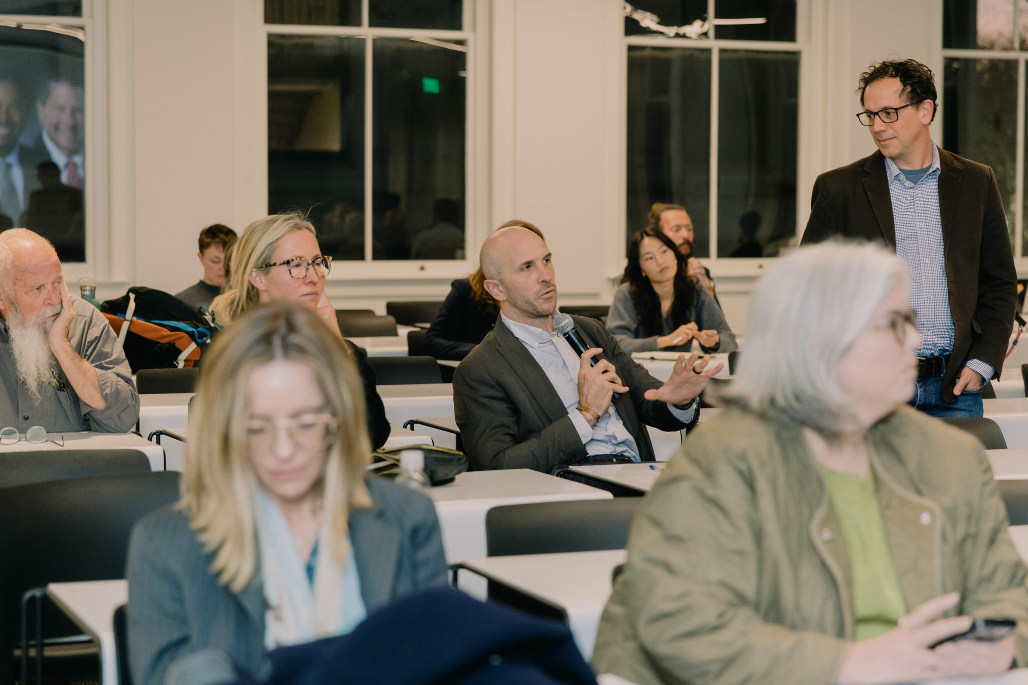 The audience at the Across the Aisle event