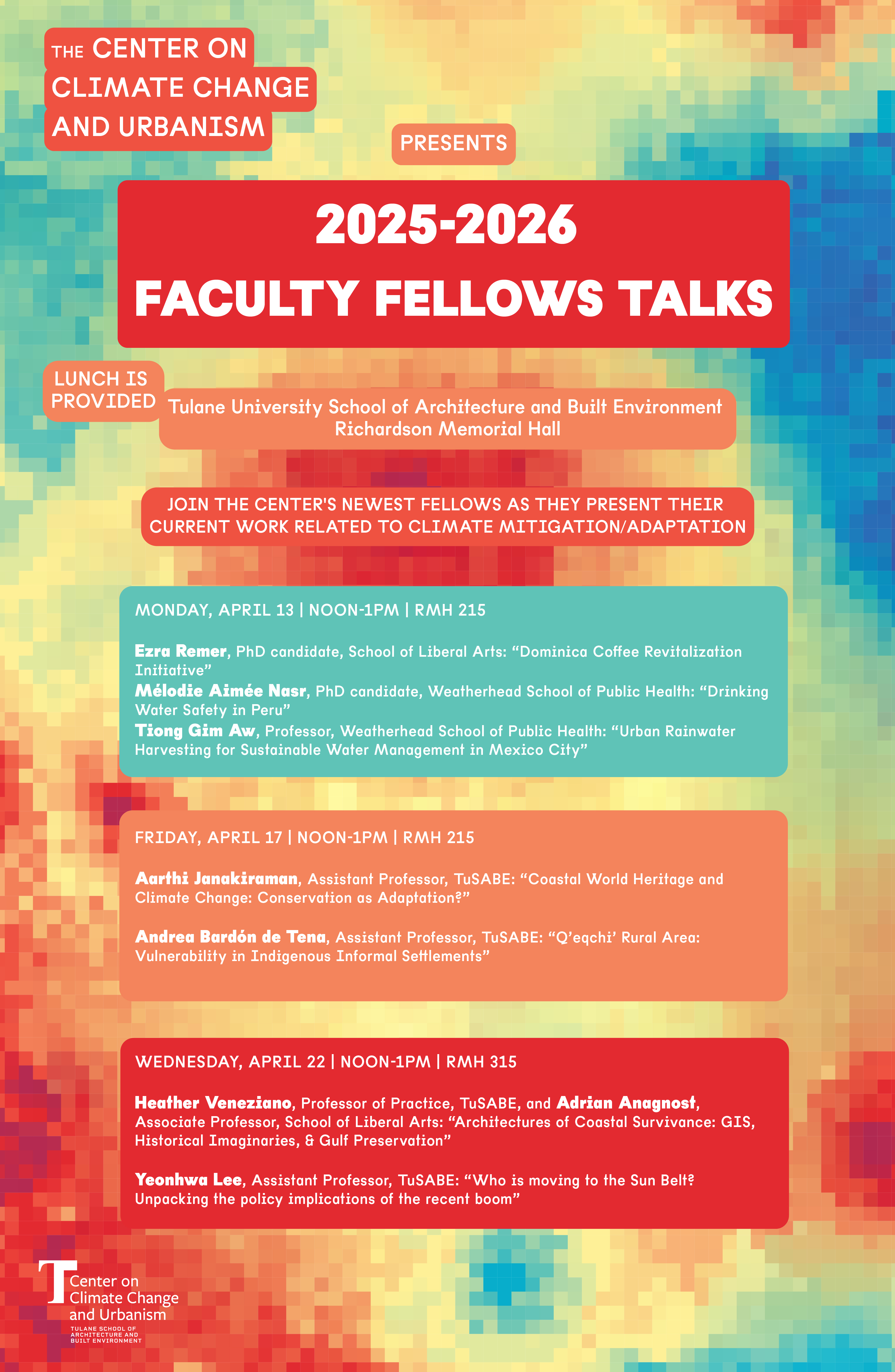 CCU Faculty Fellows Talks Poster