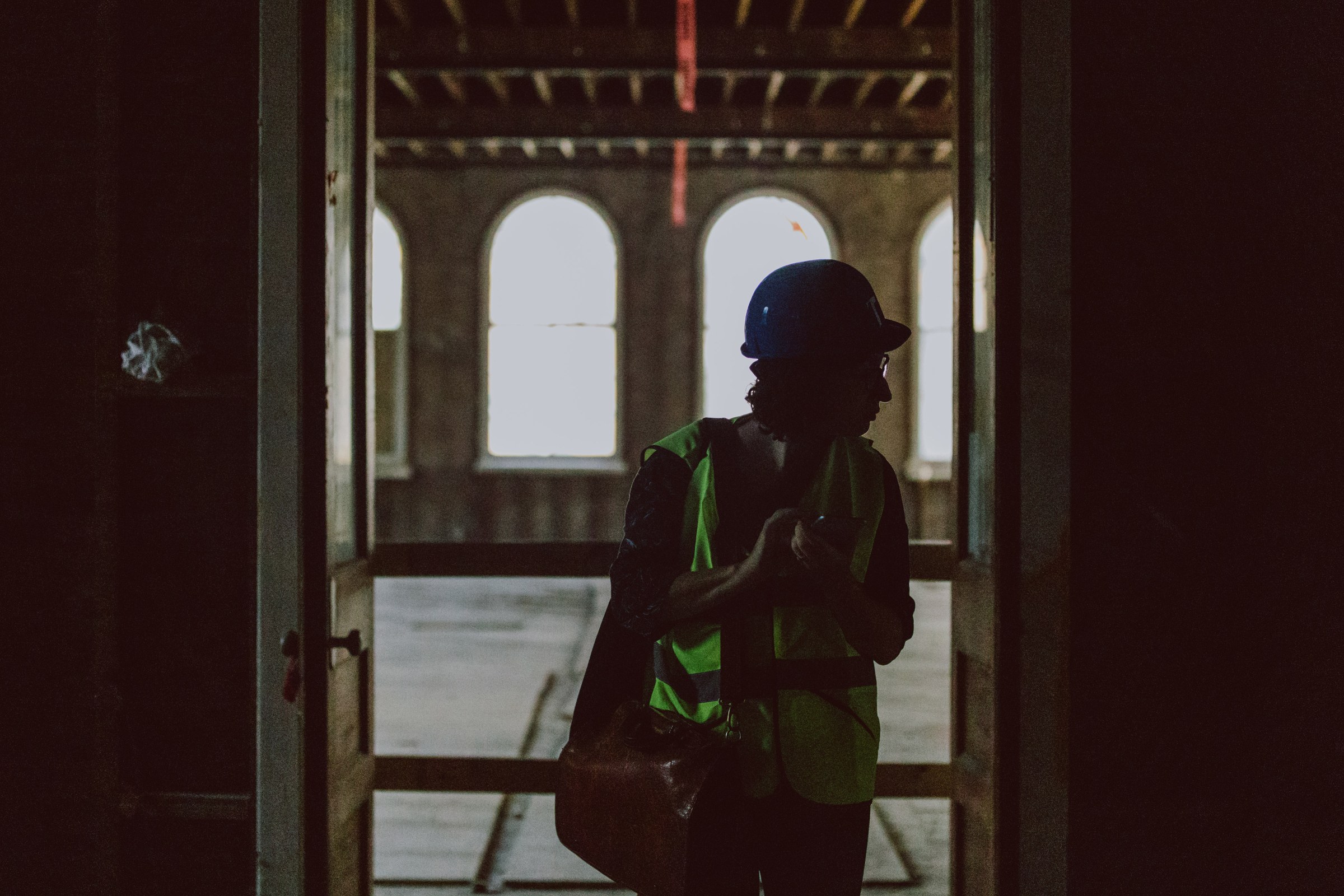 Work on the historic Richardson Memorial Hall began in spring 2022.