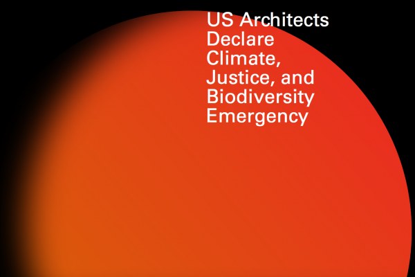 Graphic for US Architects Declare Climate, Justice and Biodiversity Emergency