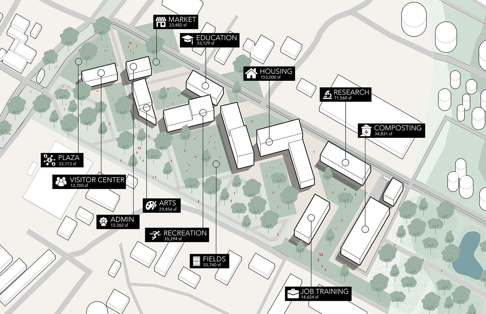 Katie Schultz's thesis project map of space