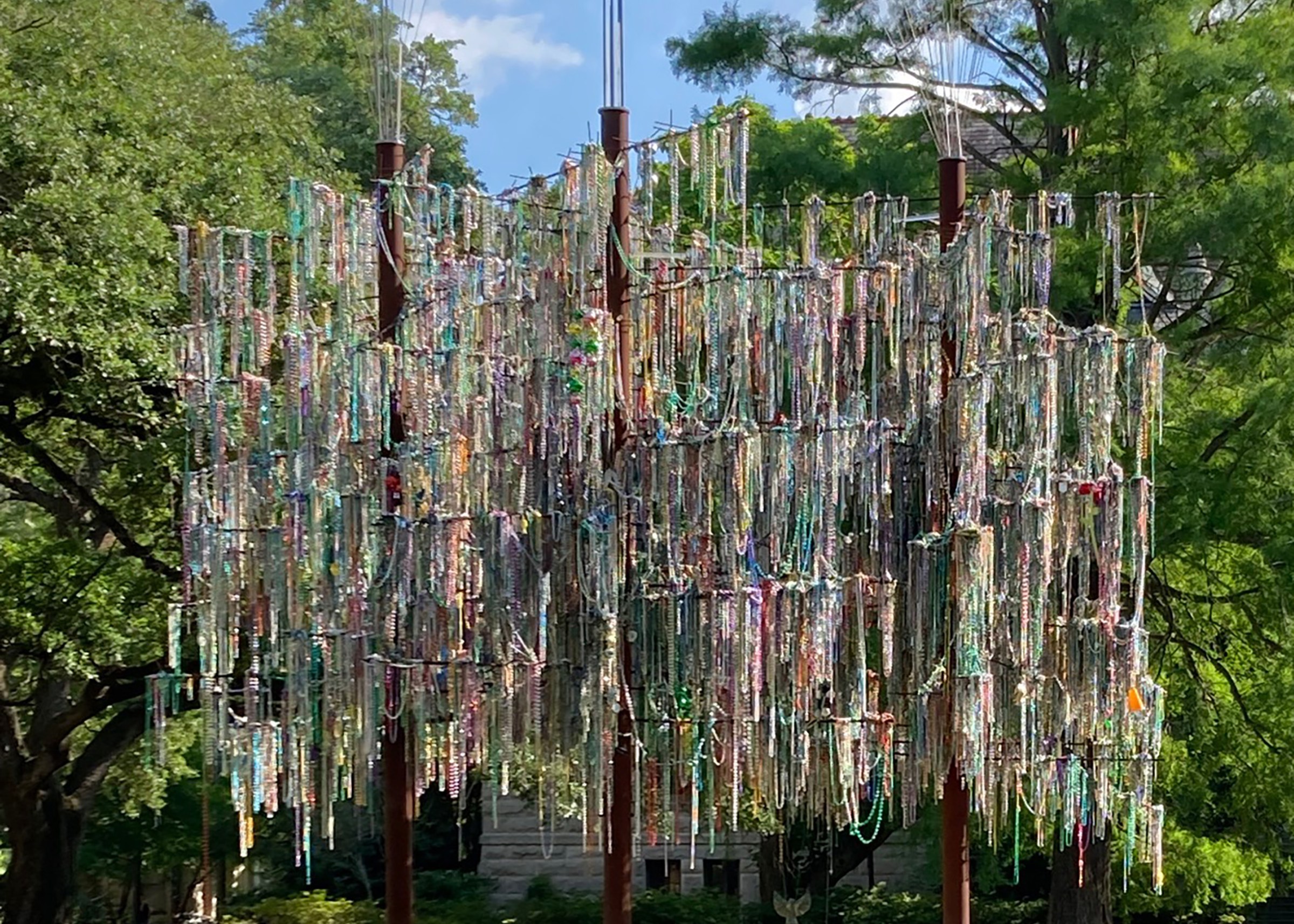 Mardi Gras Bead Tree in New Orleans, LA