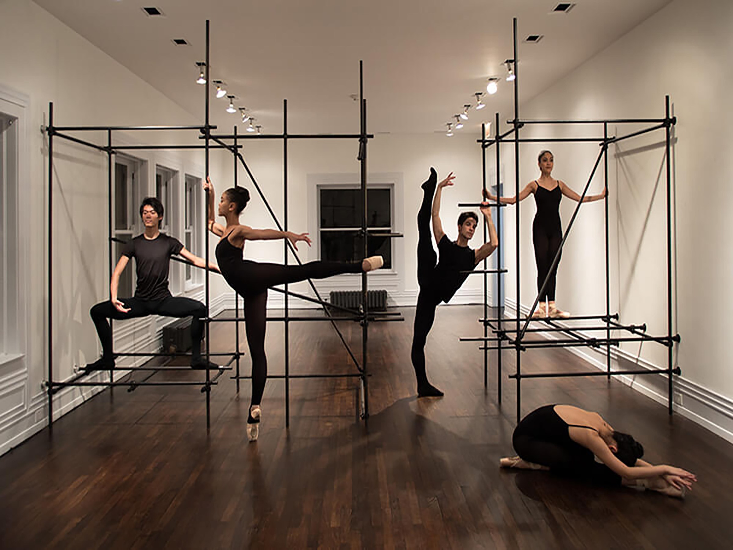 Photo of dancers holding varying poses 