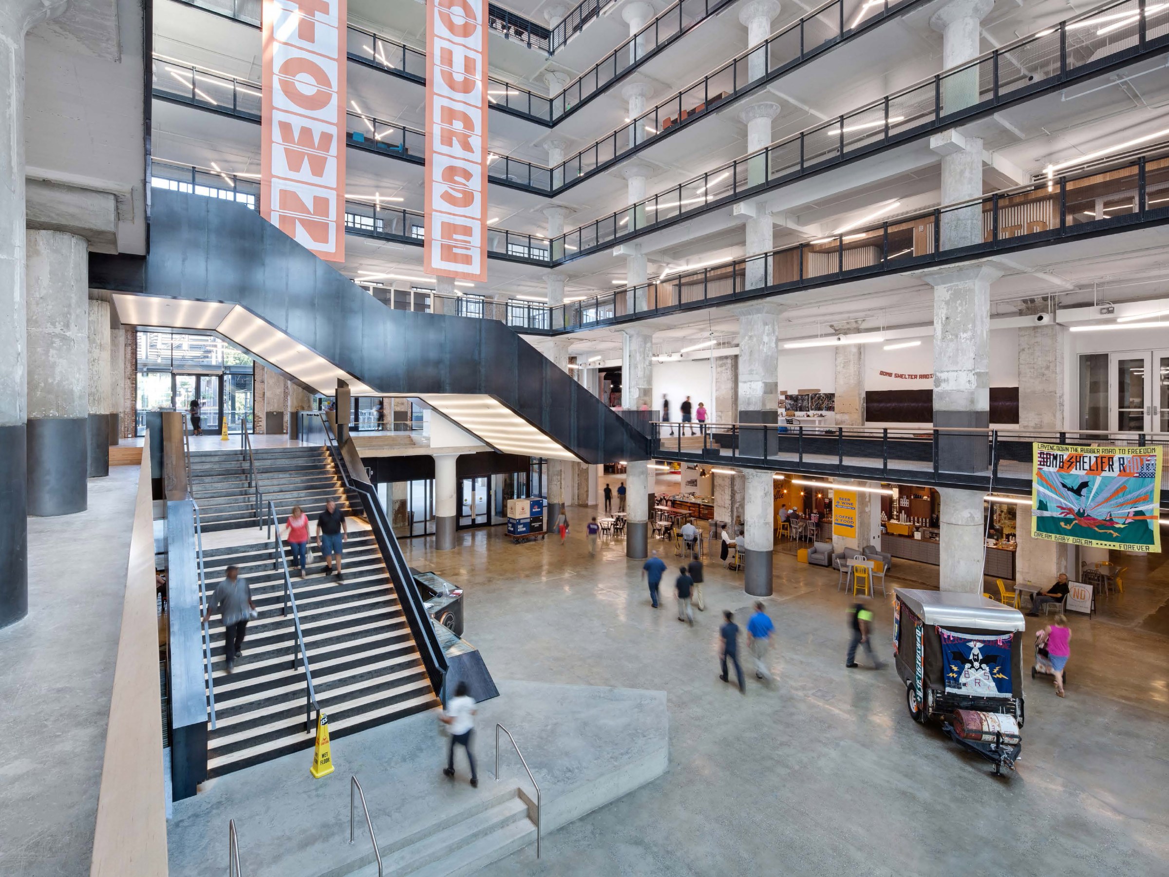 Photo of interior of Crosstown Concourse