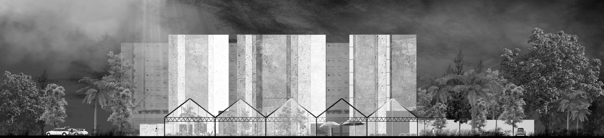 Architecture Through Competitions Research Studio elevation render