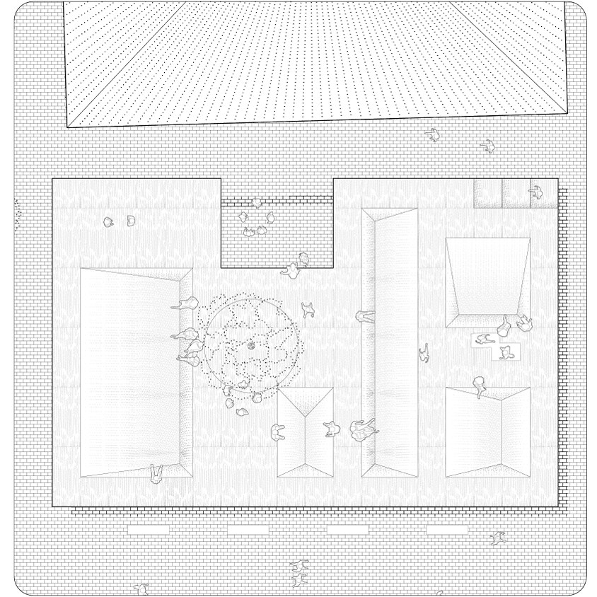 Alex Langley and Sam Spencer's Thesis Project Mirrored Surfaces Plan view