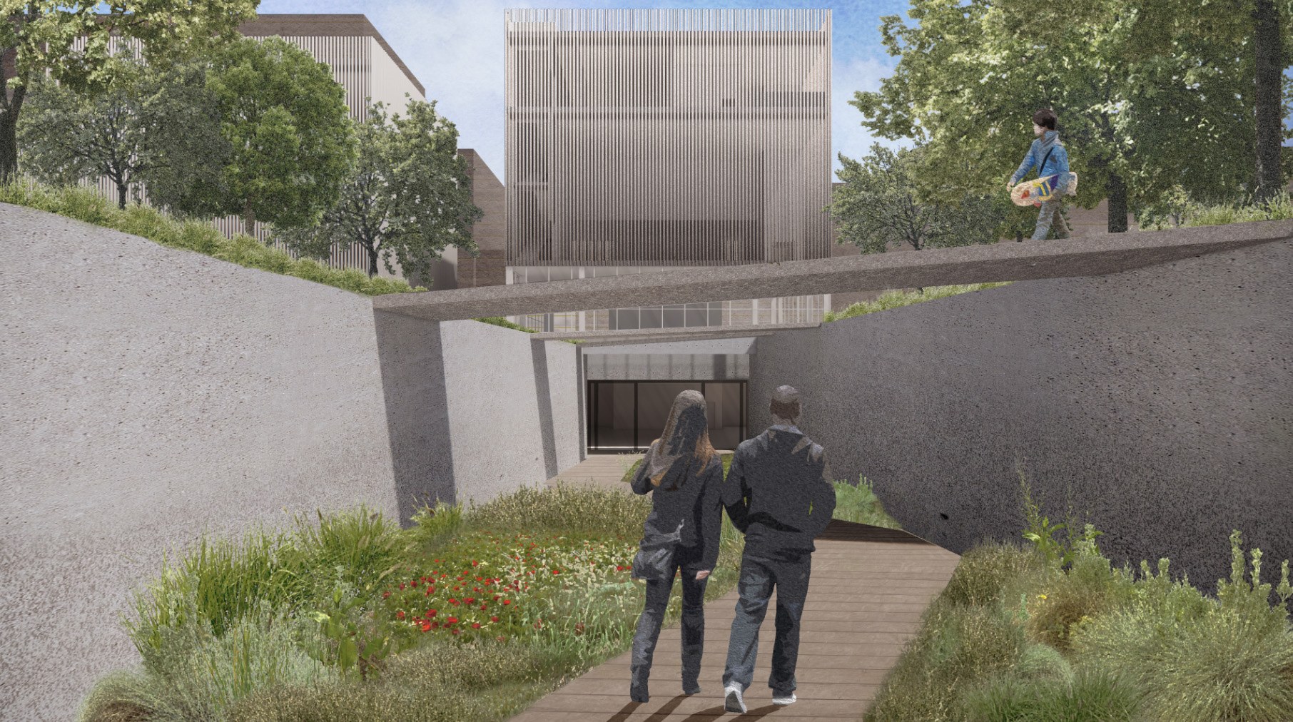 ARCH 3031 Fall 2021 native plant exhibition rendering