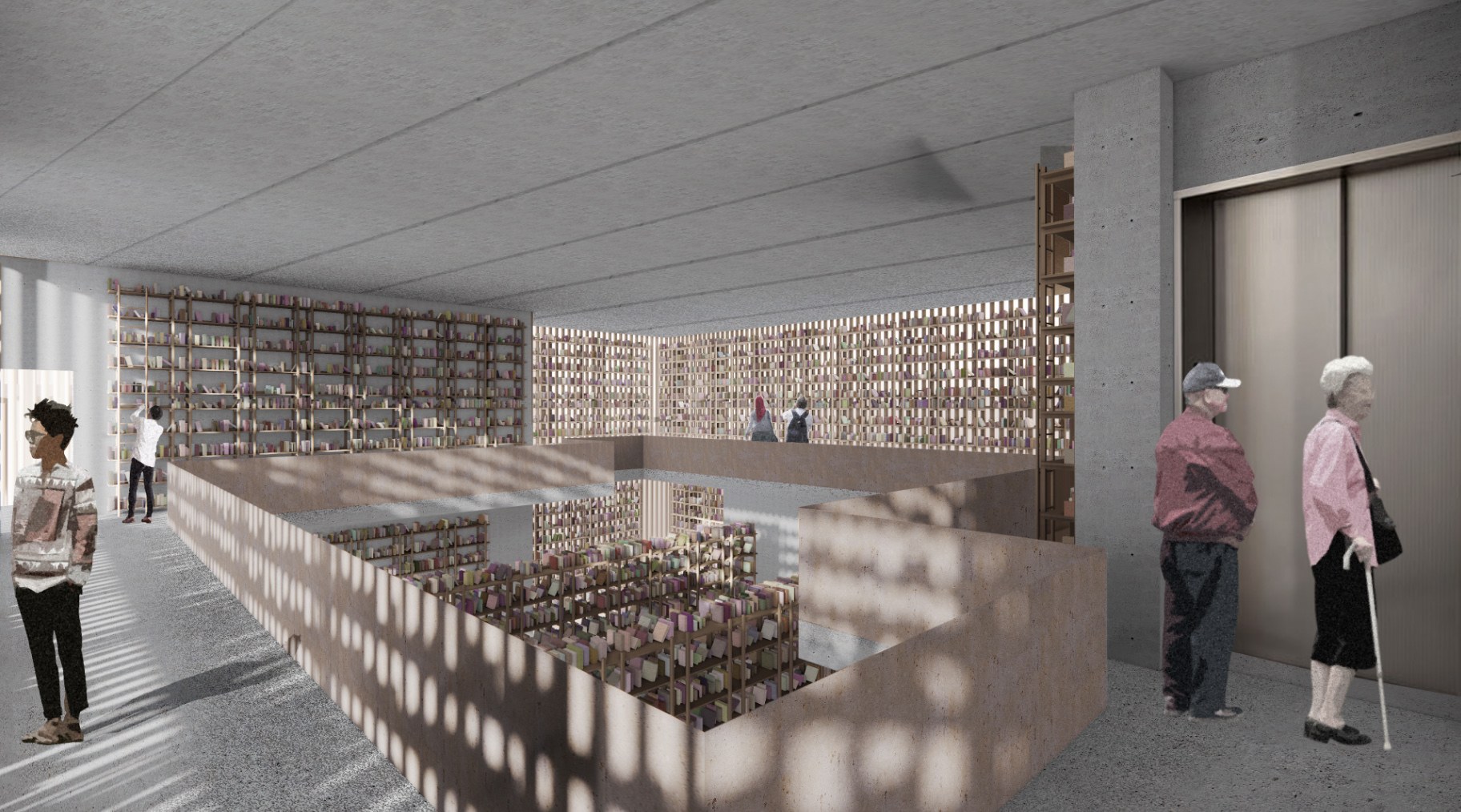ARCH 3031 Fall 2021 library view rendering