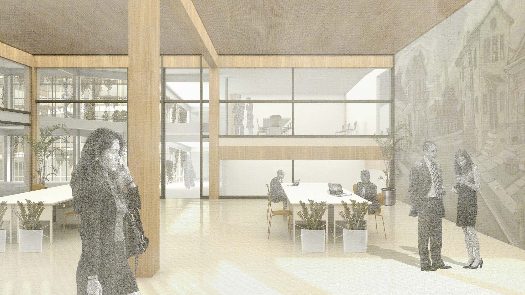 Arch 3032/6032 Spring 2021 interior rendering