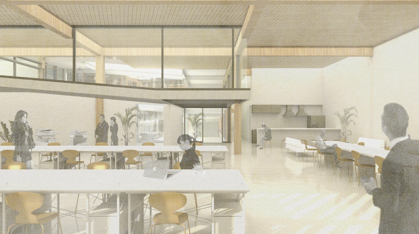 Arch 3032/6032 Spring 2021 interior rendering