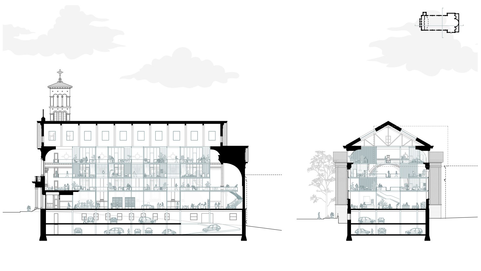 Olivia Georgakopoulos and Alyssa Barber's thesis: minimum scale section view