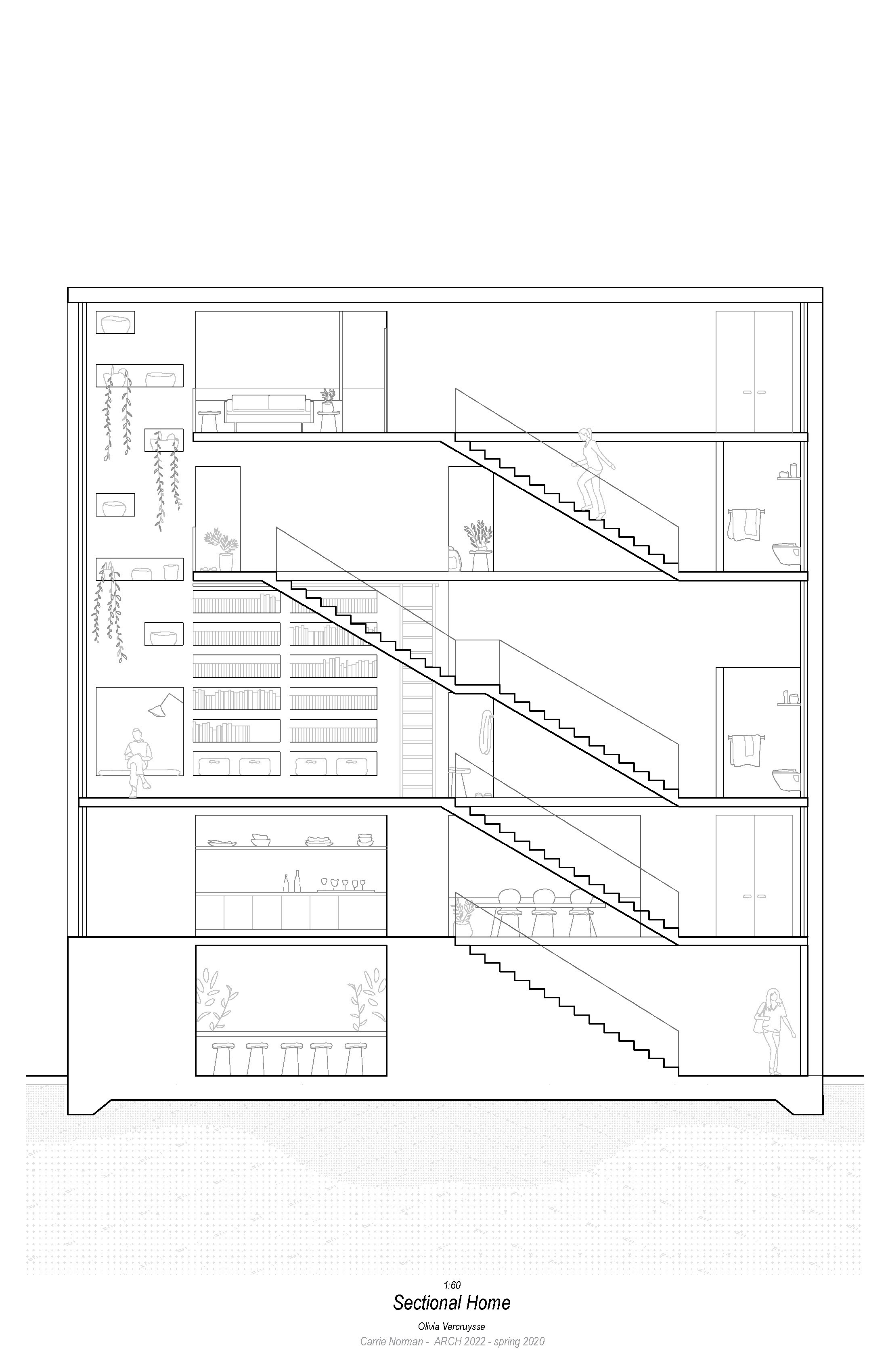 Arch 2022/6022 Spring 2021 sectional home