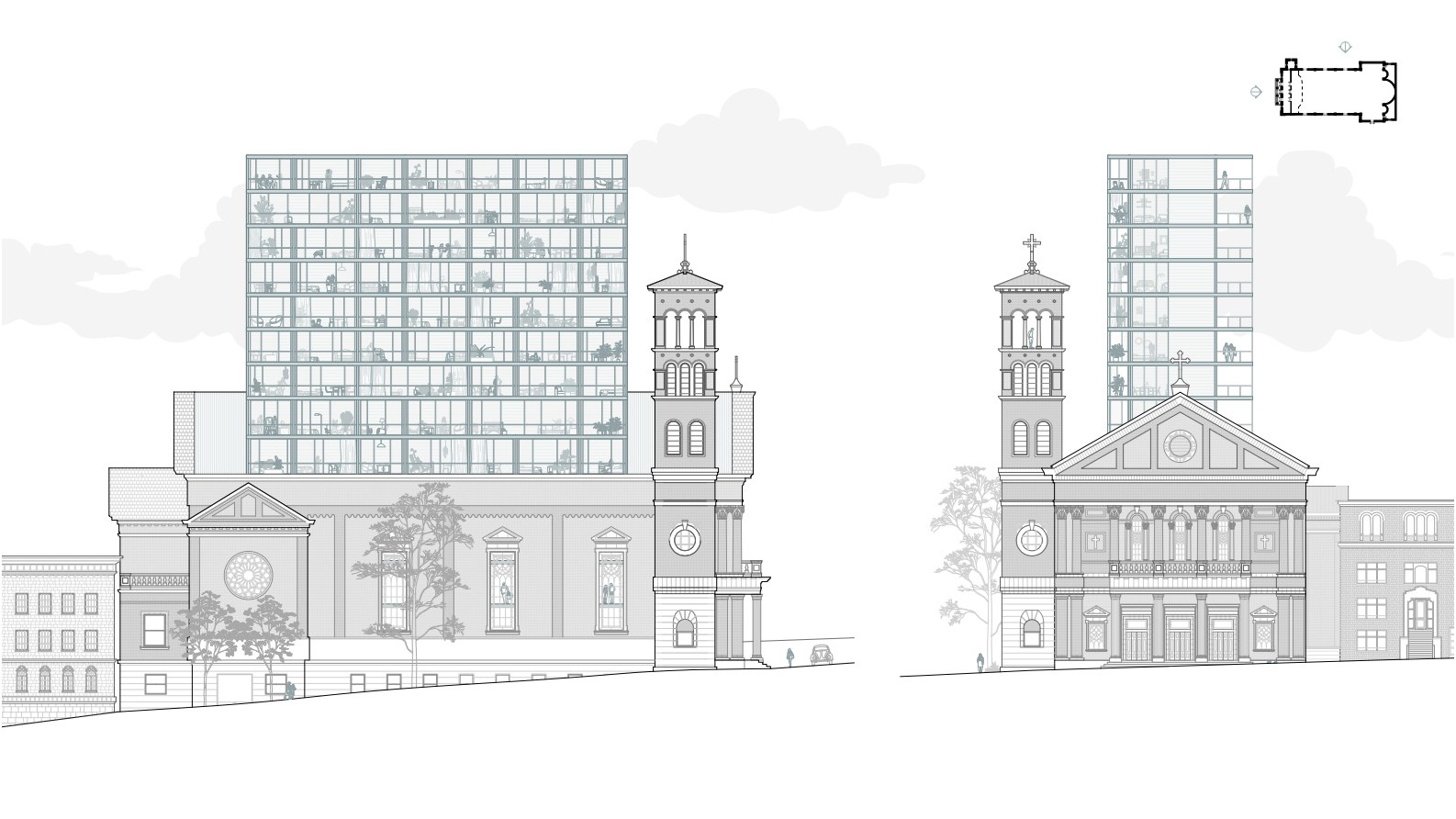 Olivia Georgakopoulos and Alyssa Barber's thesis: maximum scale elevation view