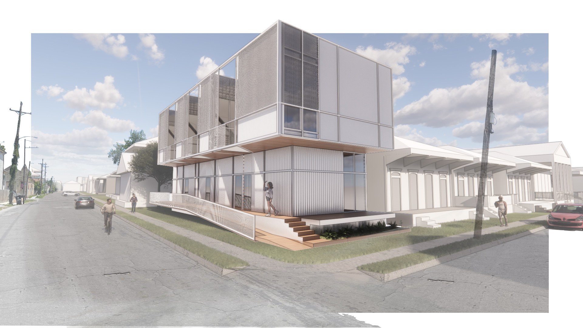 Daniel Tighe's thesis project: exterior rendering