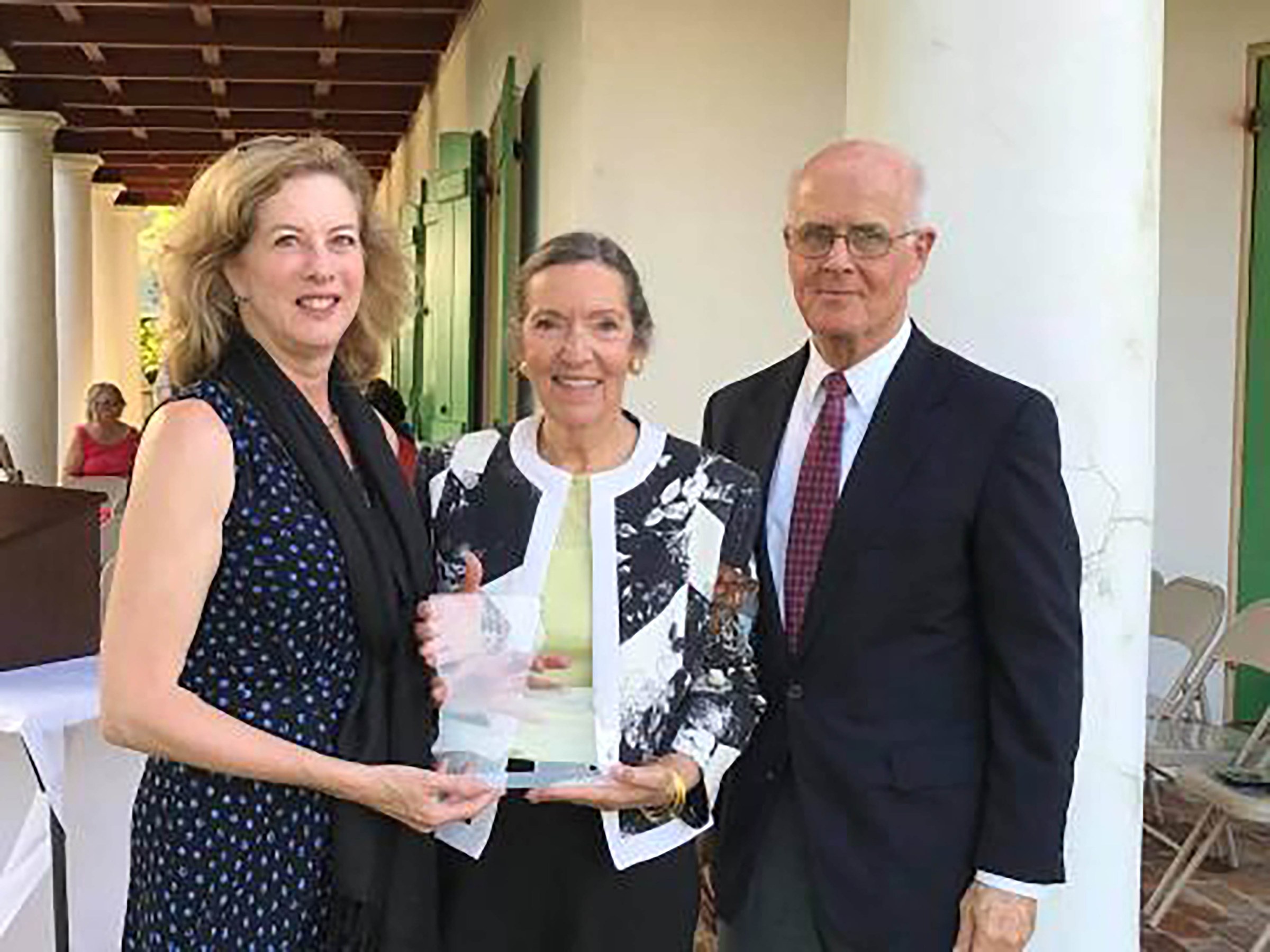 Portrait of Ann Masson, Sandra Stokes and Michael Duplainter